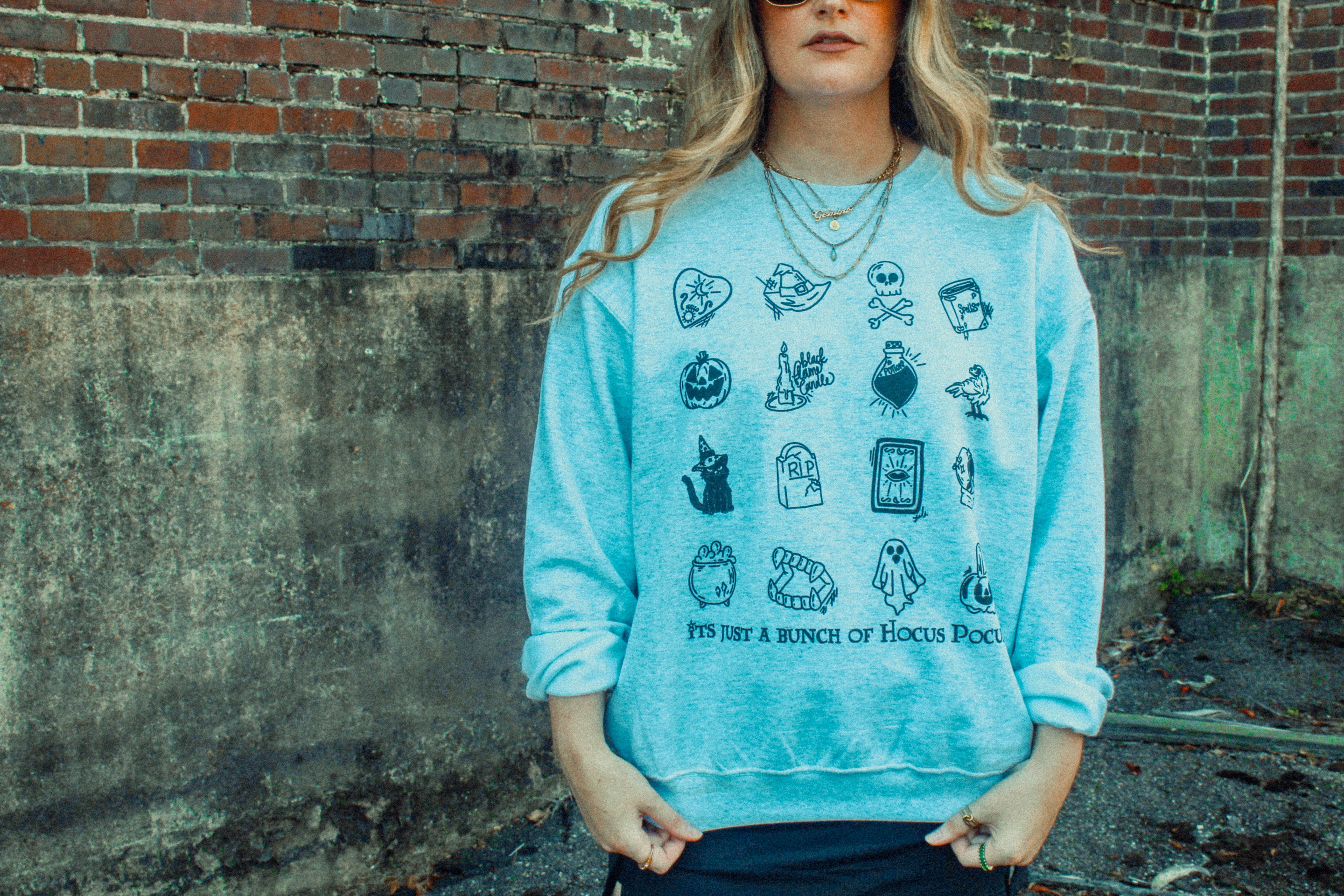 Underground Original Design: Hocus Pocus Boxy Cotton Sweatshirt