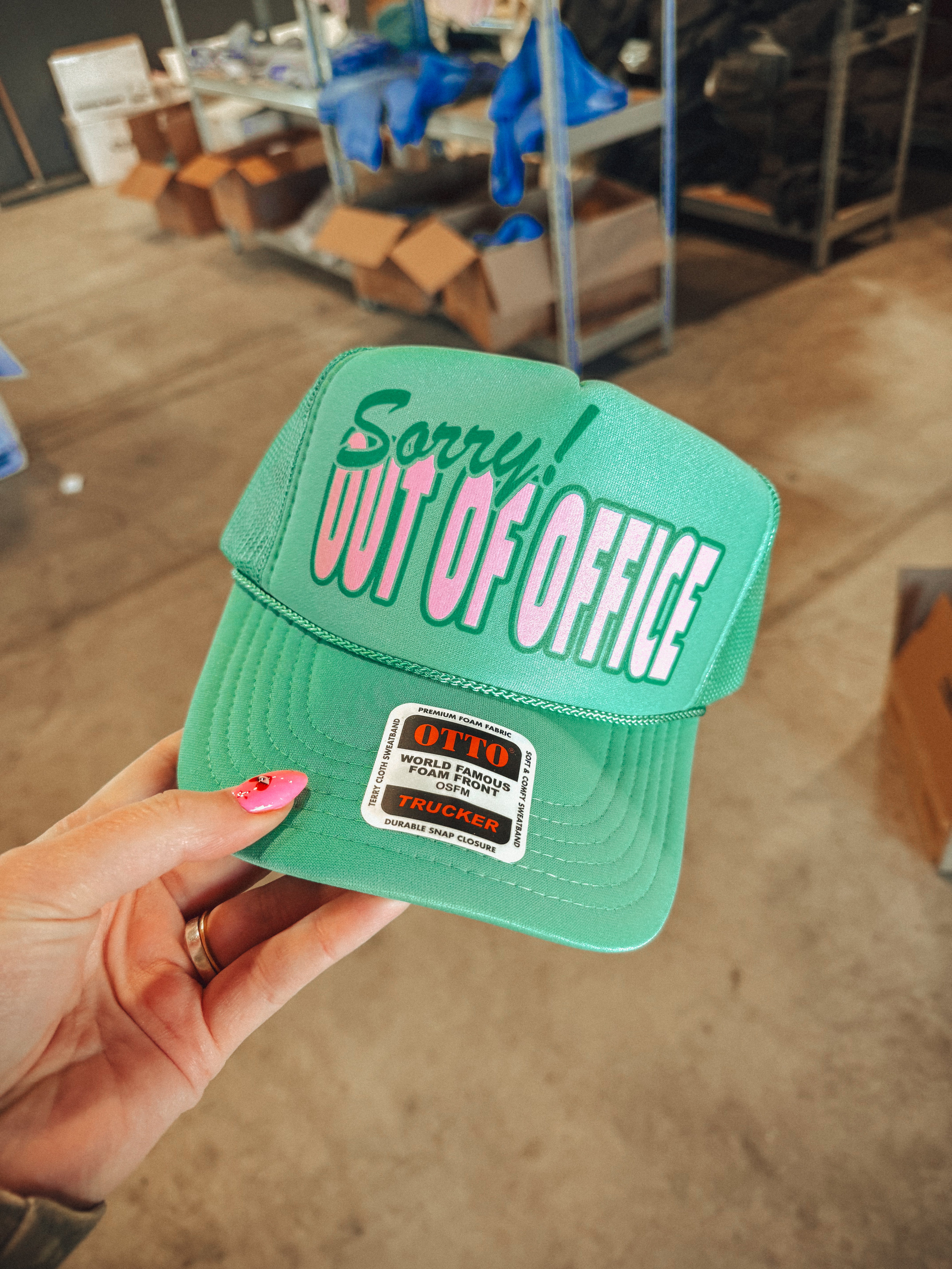Underground Original Design: Sorry! Out of Office Trucker Hat