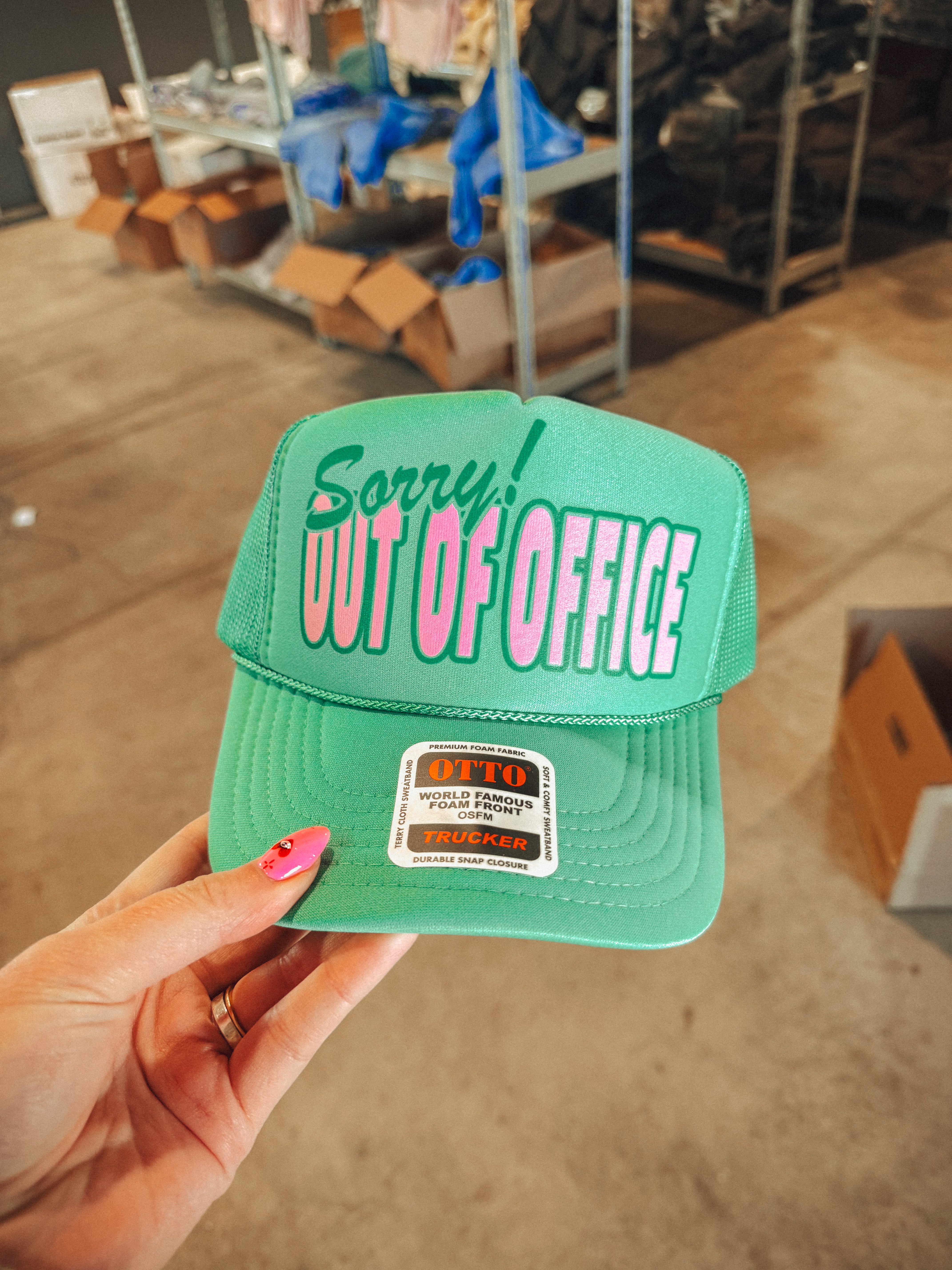 Underground Original Design: Sorry! Out of Office Trucker Hat