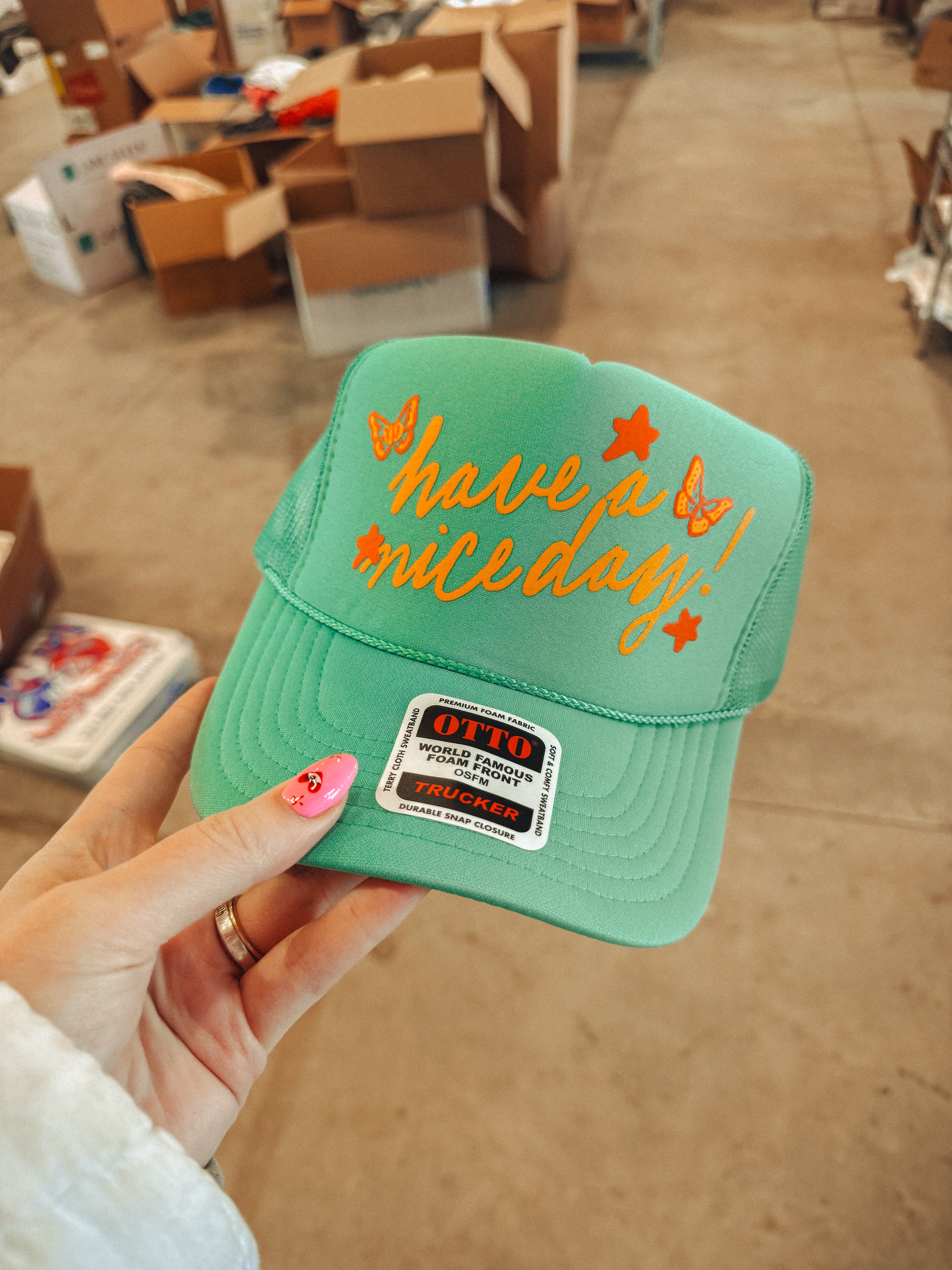 Underground Original Design: Have a Nice Day! Trucker Hat