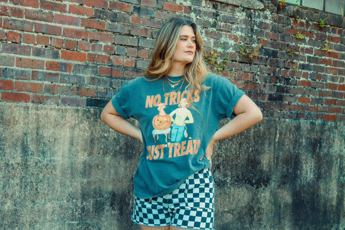 No Tricks Just Treats, BC Boxy Cotton T-Shirt
