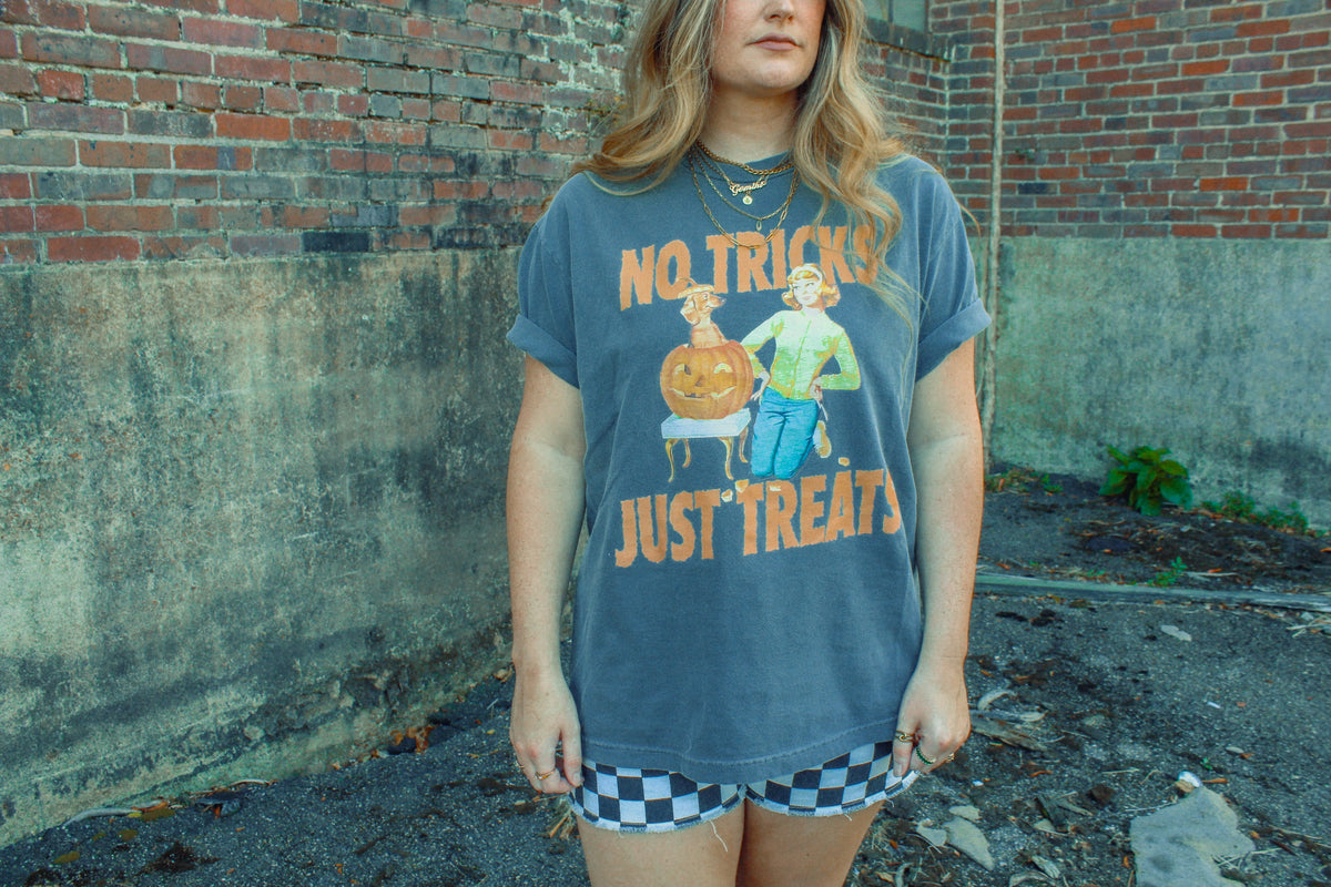 No Tricks Just Treats, BC Boxy Cotton T-Shirt