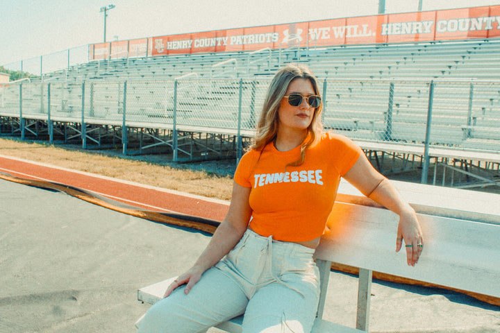 Tennessee, Game Day Cropped Baby Tee