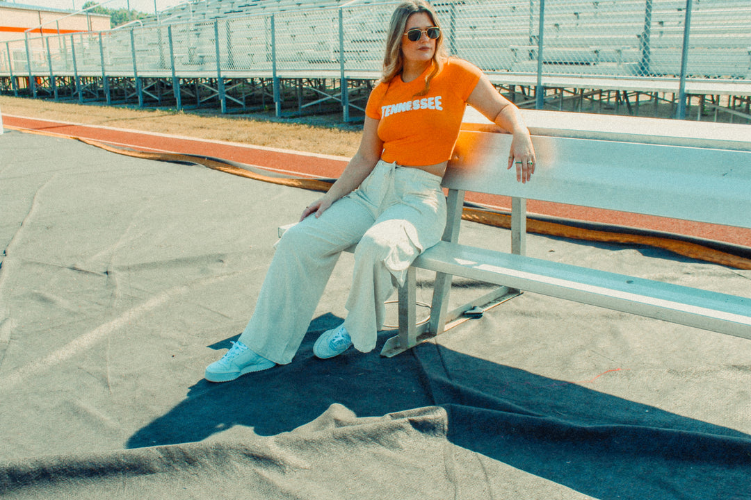 Tennessee, Game Day Cropped Baby Tee