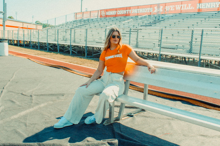 Tennessee, Game Day Cropped Baby Tee