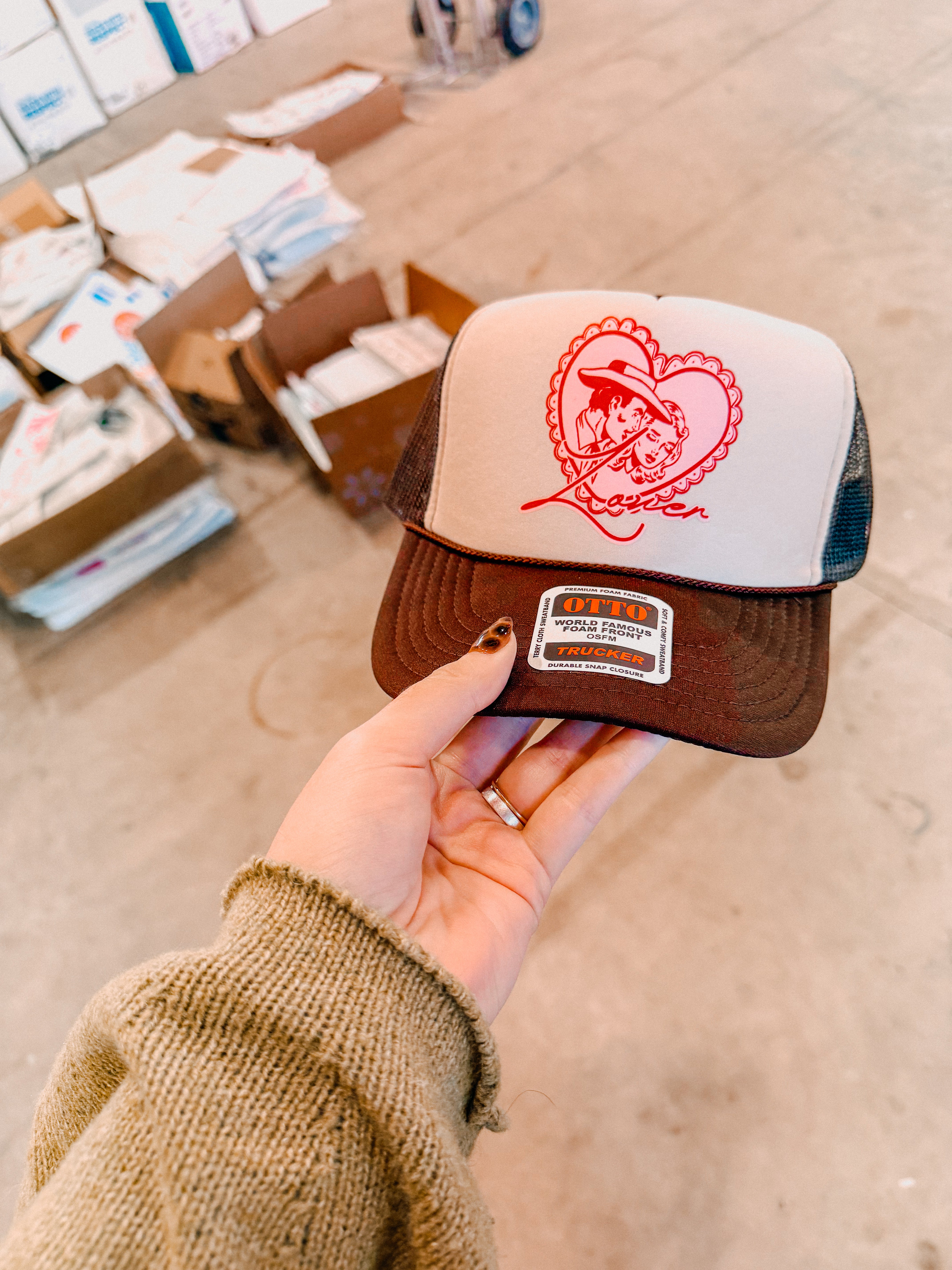Underground Original Design: Cowboy Lover, Western Trucker Hat