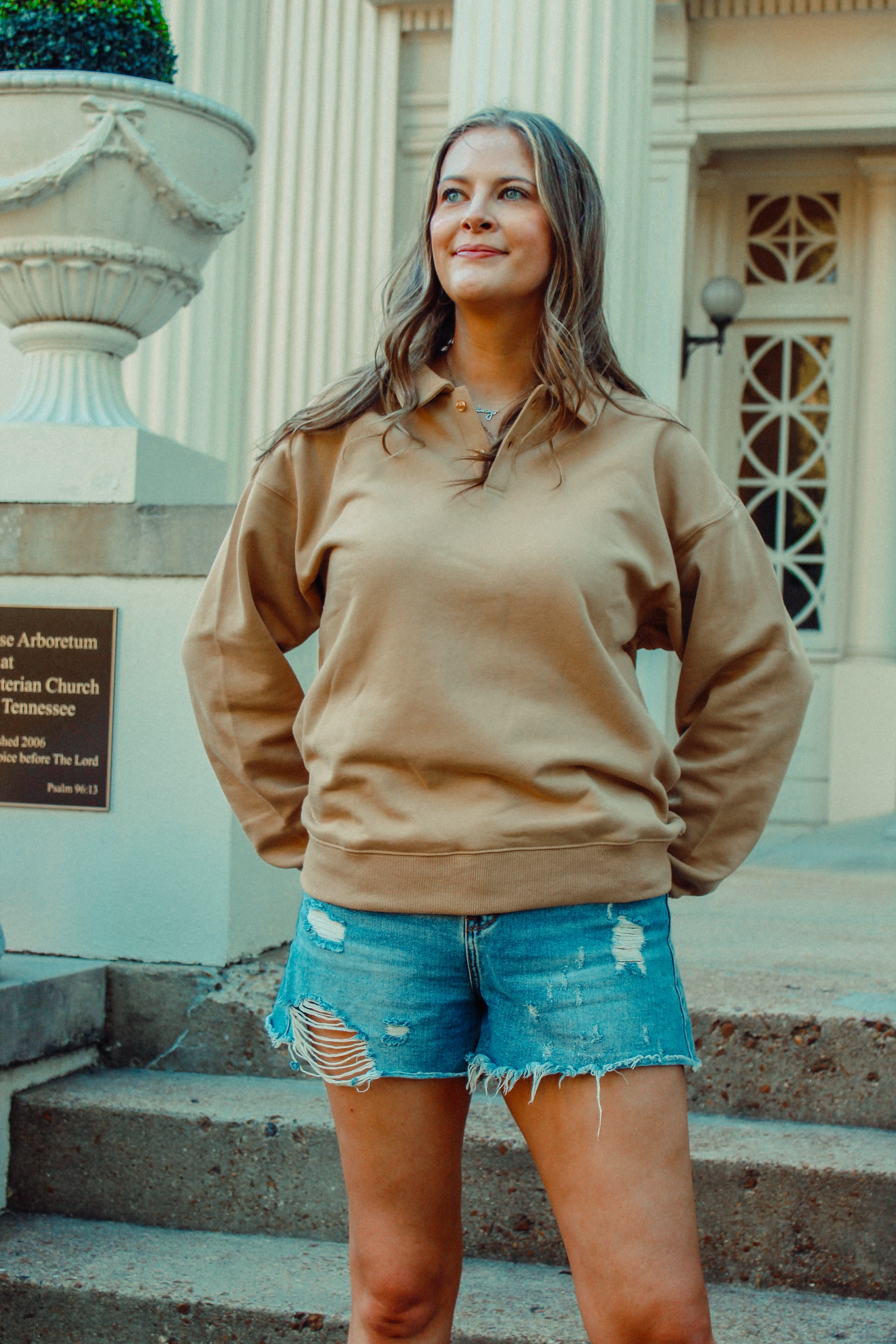 Oversized Cozy Polo Pullover – the Clandestine Underground