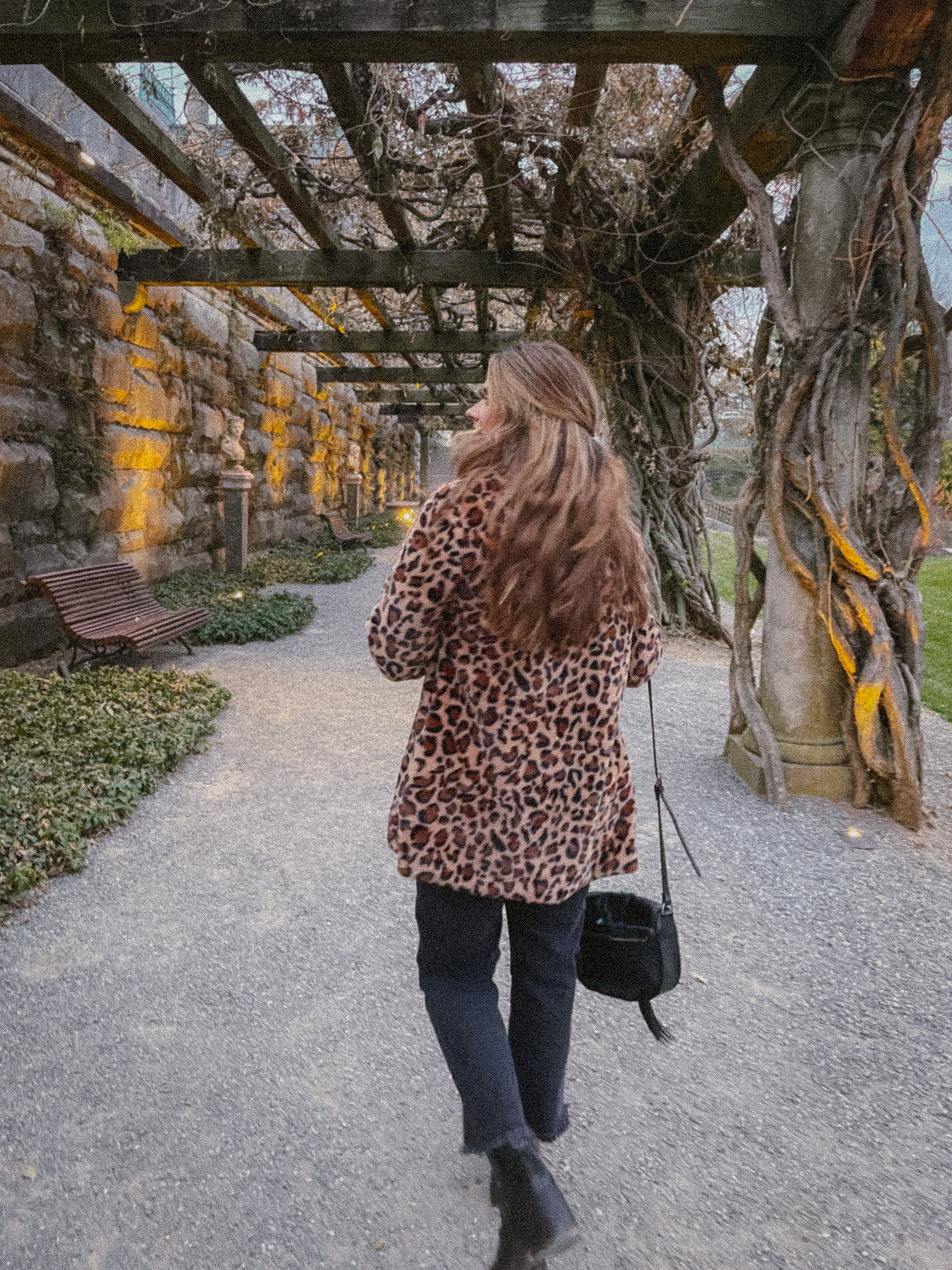 Leopard Faux Fur Teddy Coat