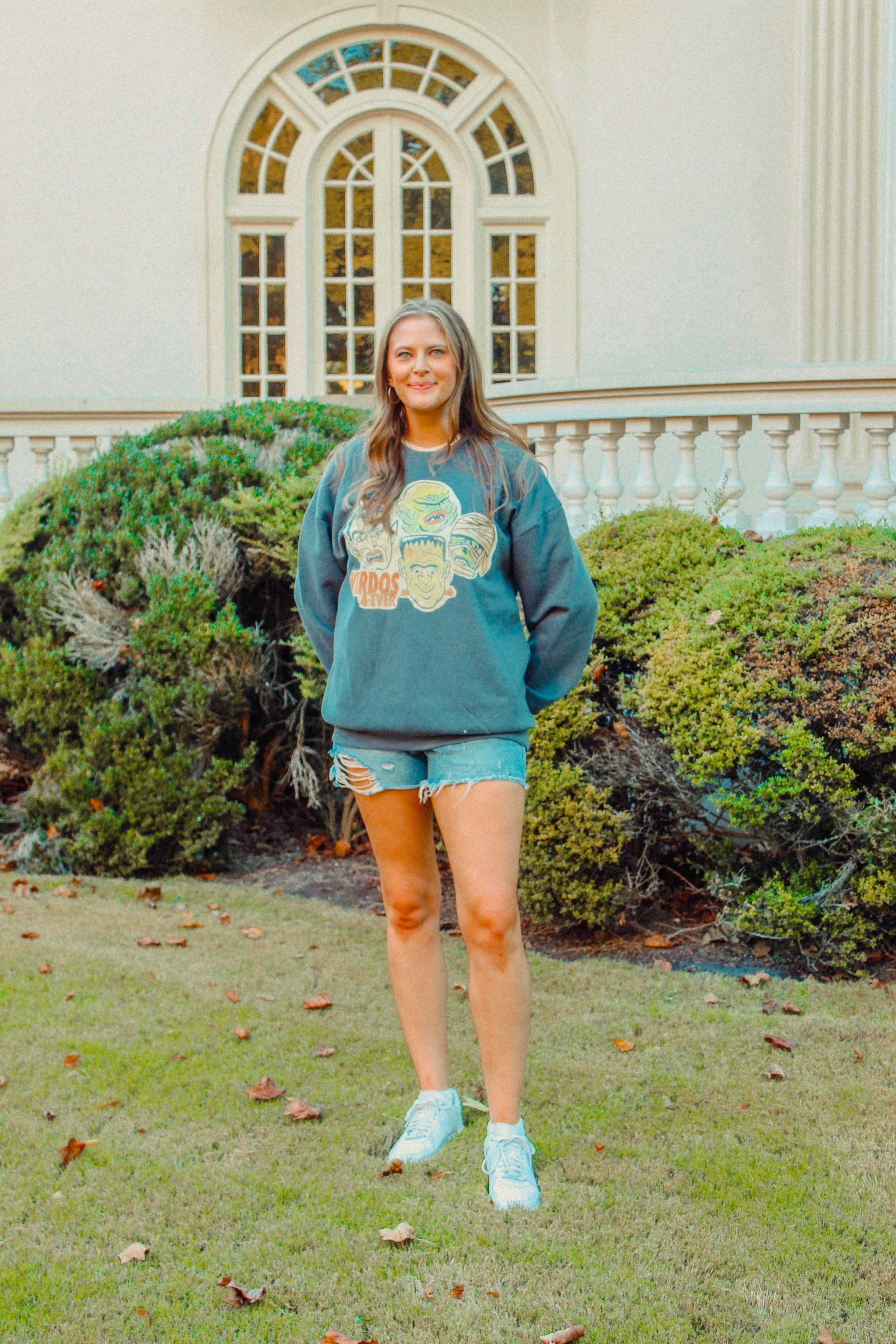 Underground Original Design: Weirdos 4 Ever Relaxed AS Garment Dyed Sweatshirt