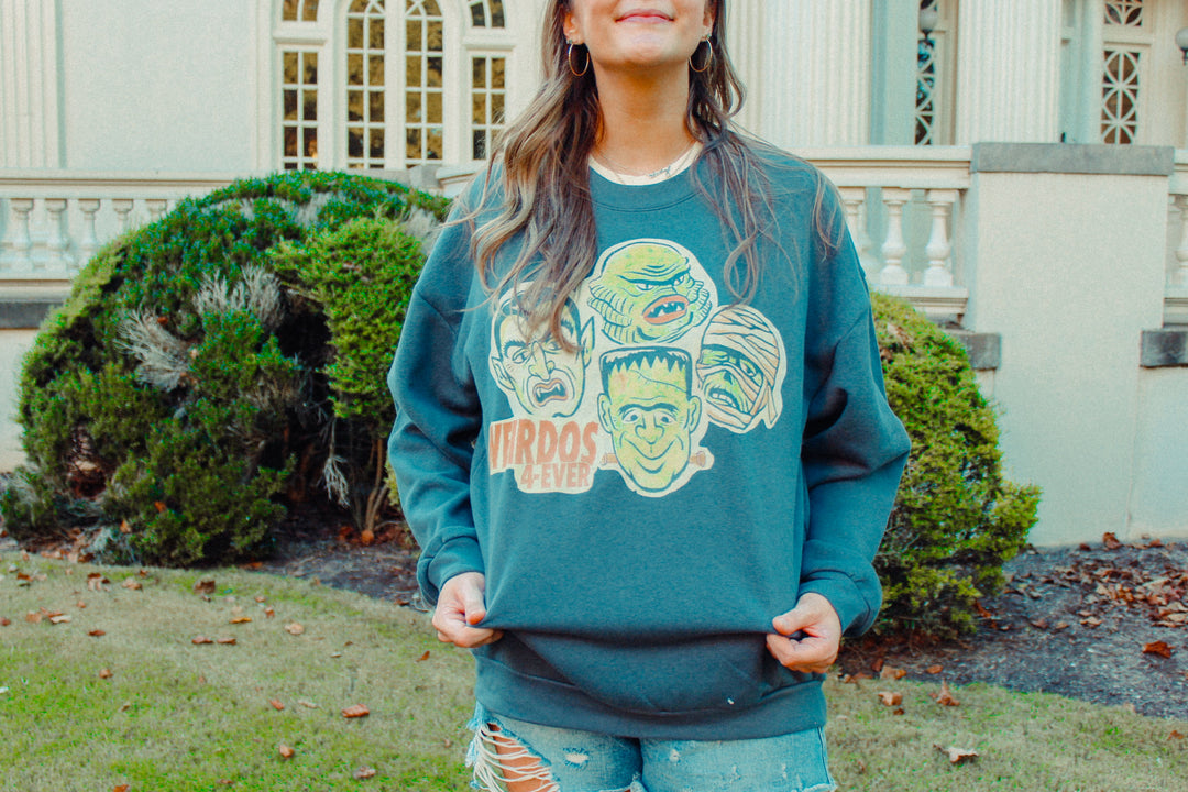 Underground Original Design: Weirdos 4 Ever Oversized 90's Sweatshirt