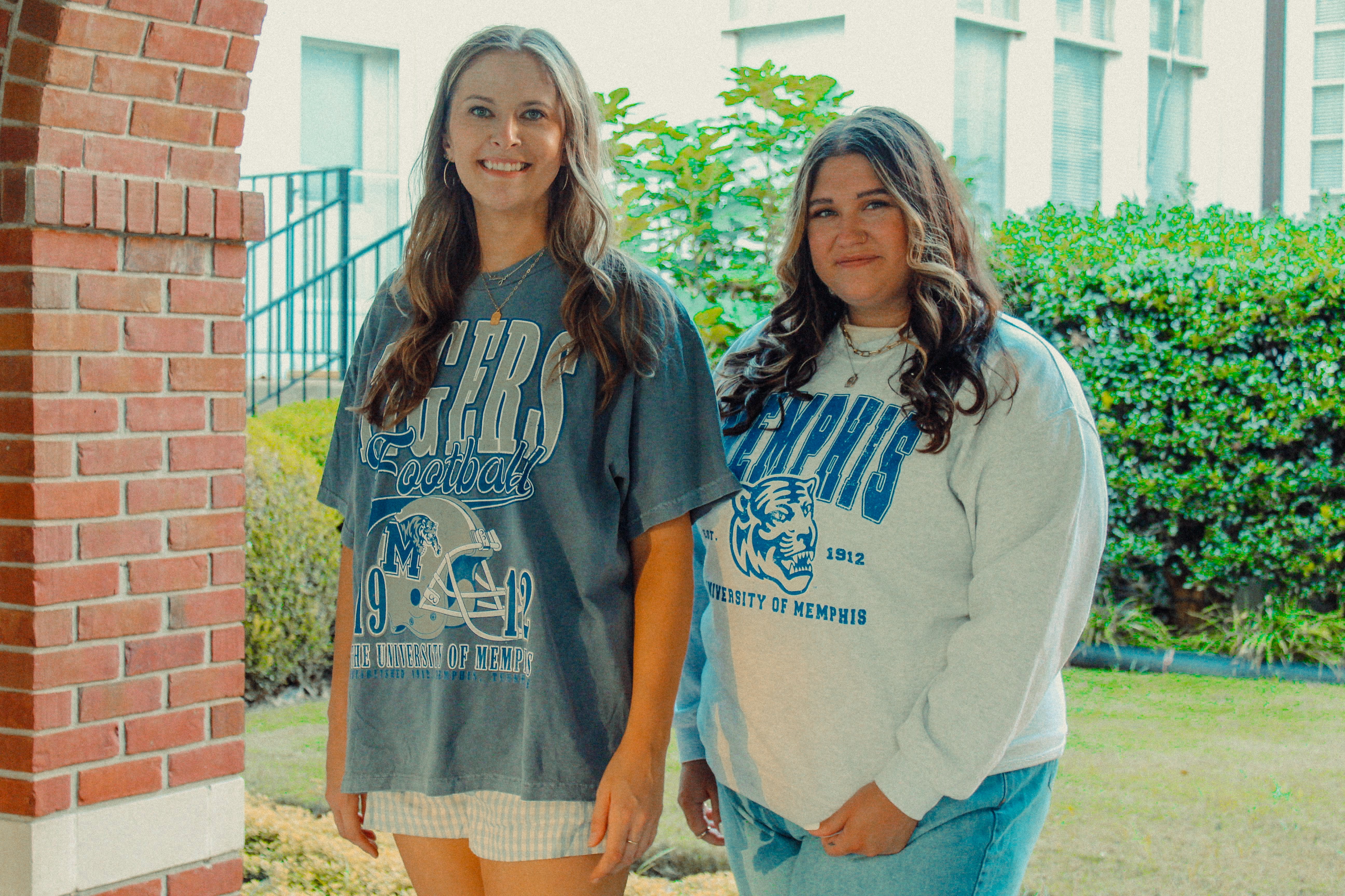 Underground Original Design: Memphis University Tigers Boxy Cotton Sweatshirt