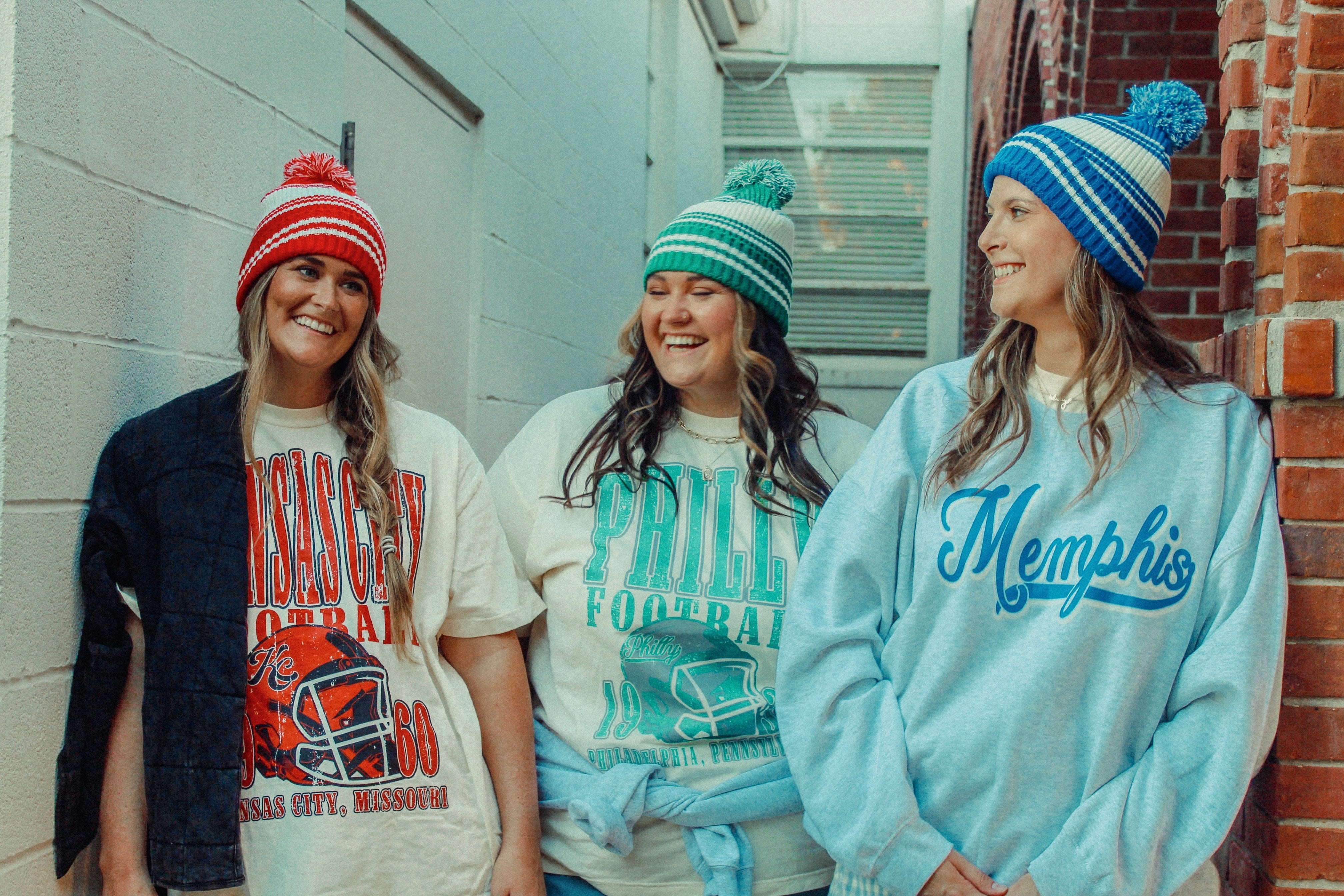 Underground Original Design: Memphis, Cursive Writing Boxy Cotton Sweatshirt