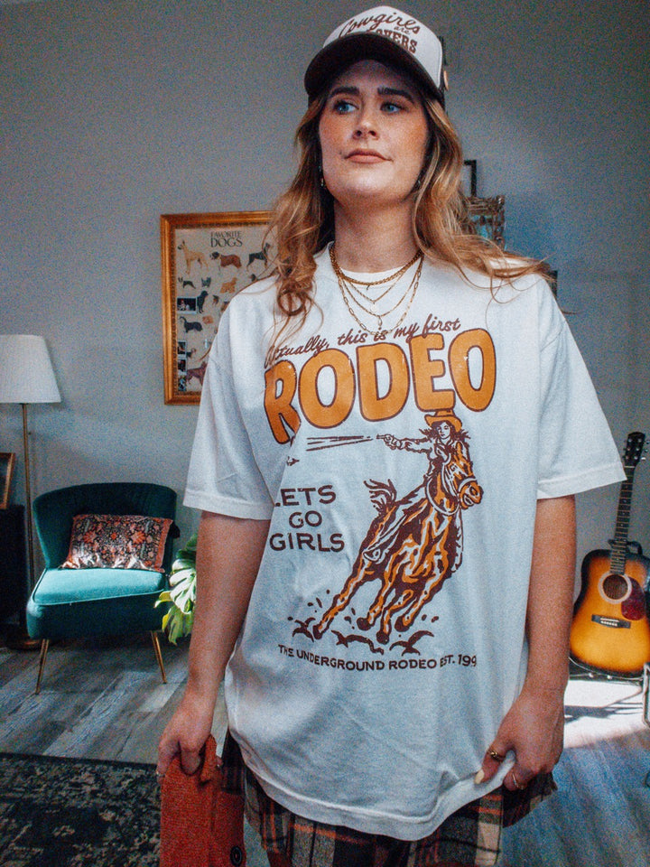 Underground Original Design: This Is My First Rodeo Oversized TShirt