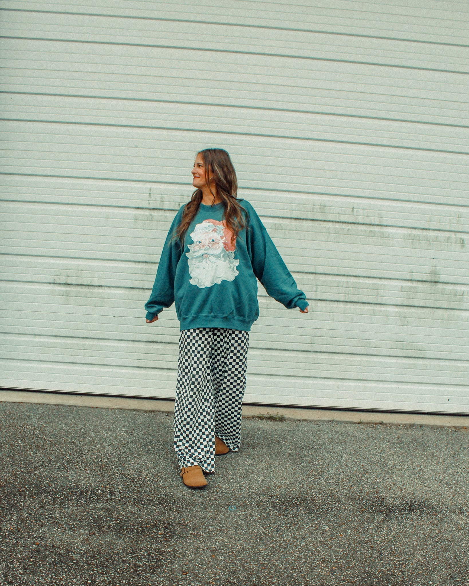 Underground Original Design: Retro Santa Boxy Cotton 90's Sweatshirt