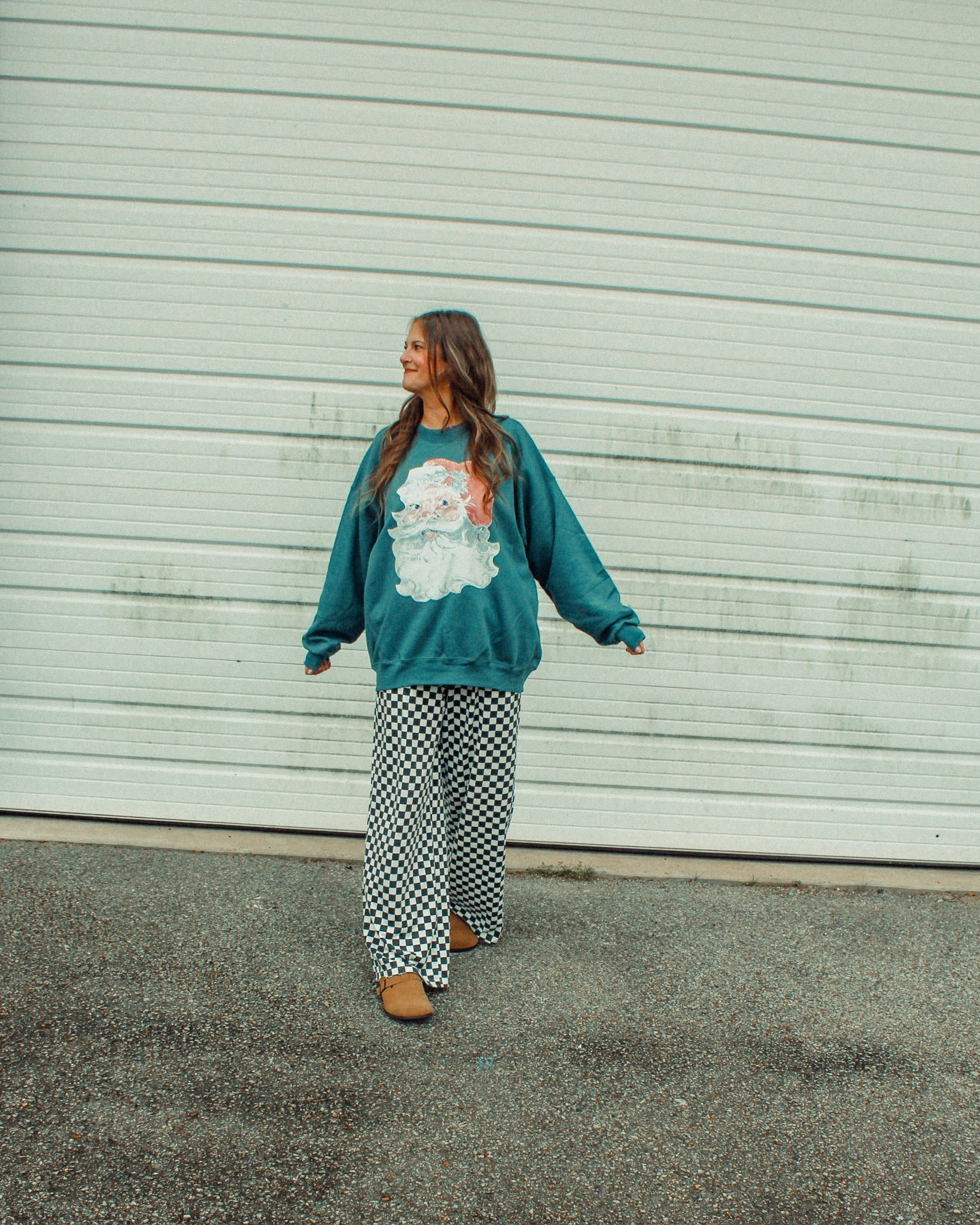 Underground Original Design: Retro Santa Boxy Cotton 90's Sweatshirt