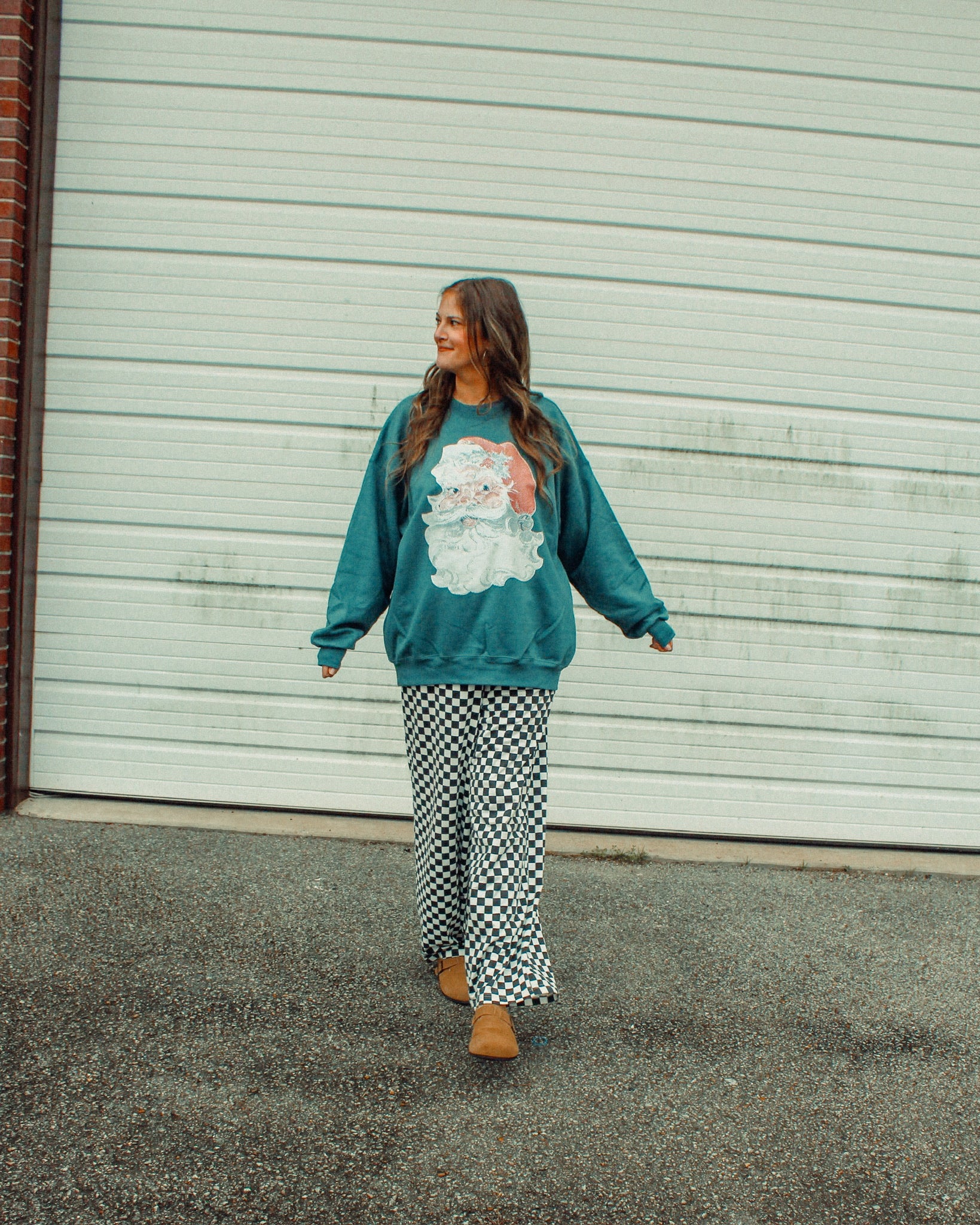 Underground Original Design: Retro Santa Boxy Cotton 90's Sweatshirt