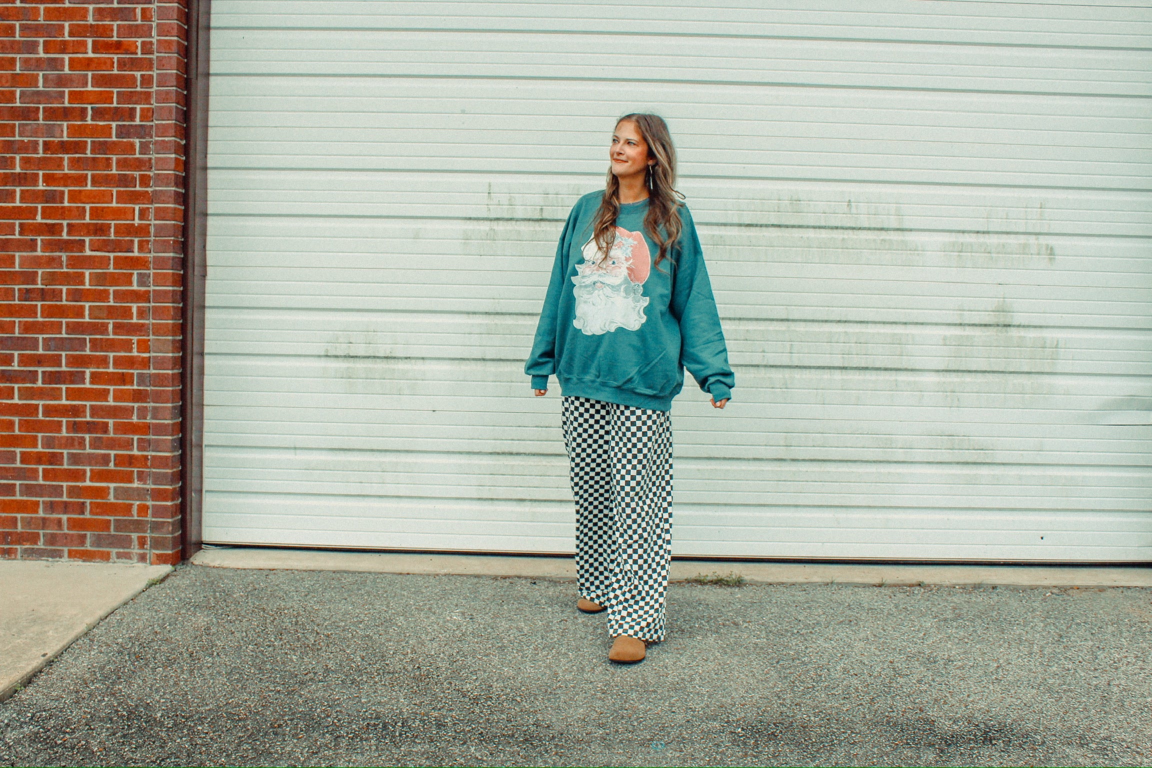 Underground Original Design: Retro Santa Boxy Cotton 90's Sweatshirt