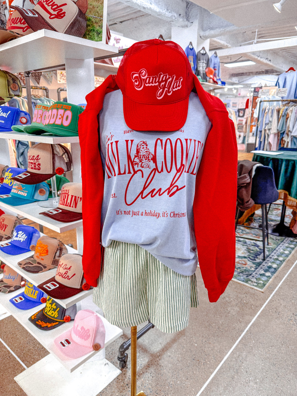 Santa's Milk & Cookies Club Bella Canvas GD Cotton T-Shirt