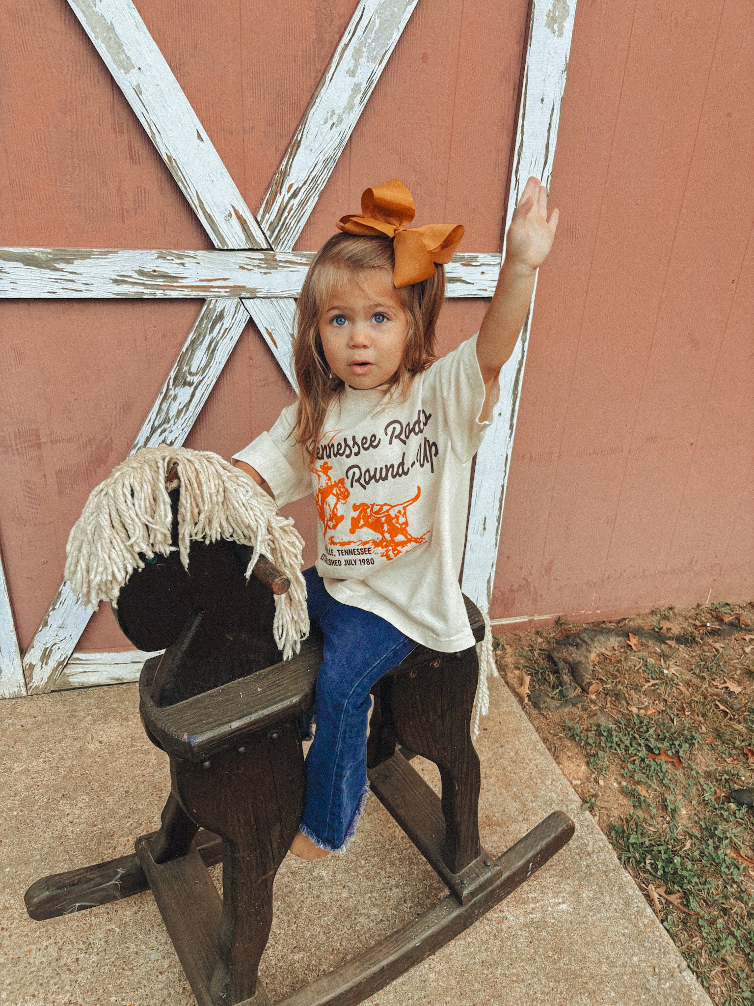 Underground Original Design: * KIDS * Tennessee Rodeo Round-Up Boxy Cotton Kids T-Shirt