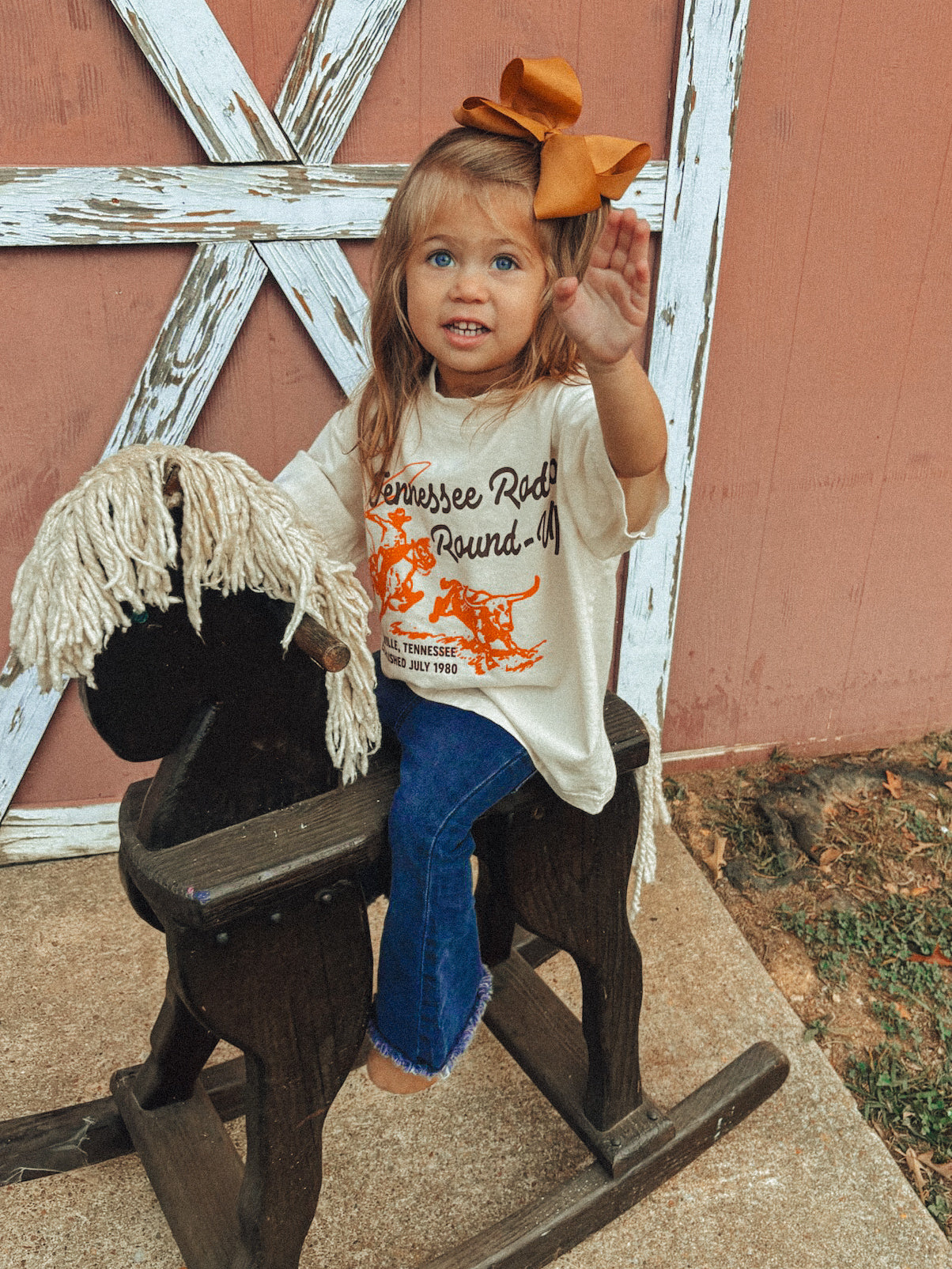 Underground Original Design: * KIDS * Tennessee Rodeo Round-Up Boxy Cotton Kids T-Shirt