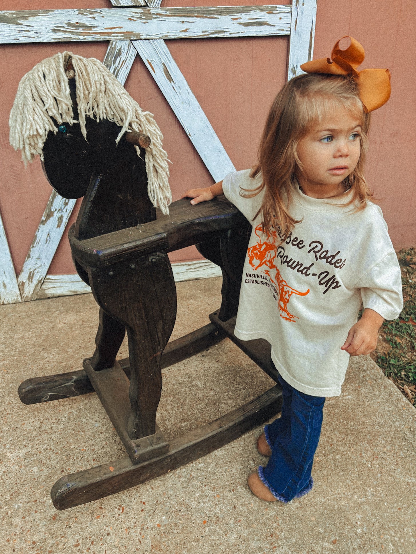 Underground Original Design: * KIDS * Tennessee Rodeo Round-Up Boxy Cotton Kids T-Shirt