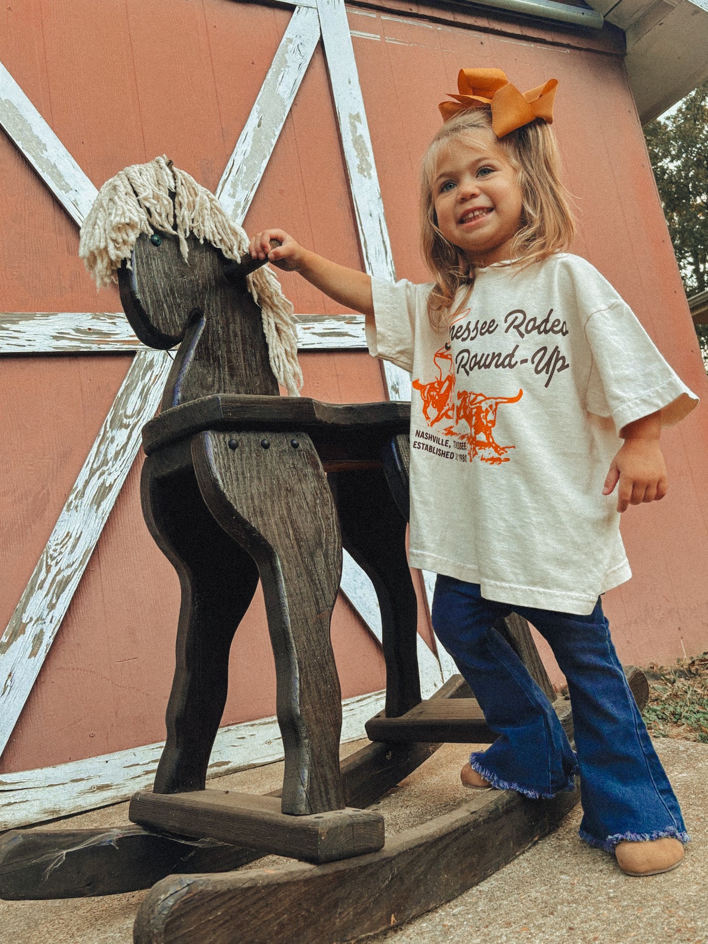 Underground Original Design: * KIDS * Tennessee Rodeo Round-Up Boxy Cotton Kids T-Shirt
