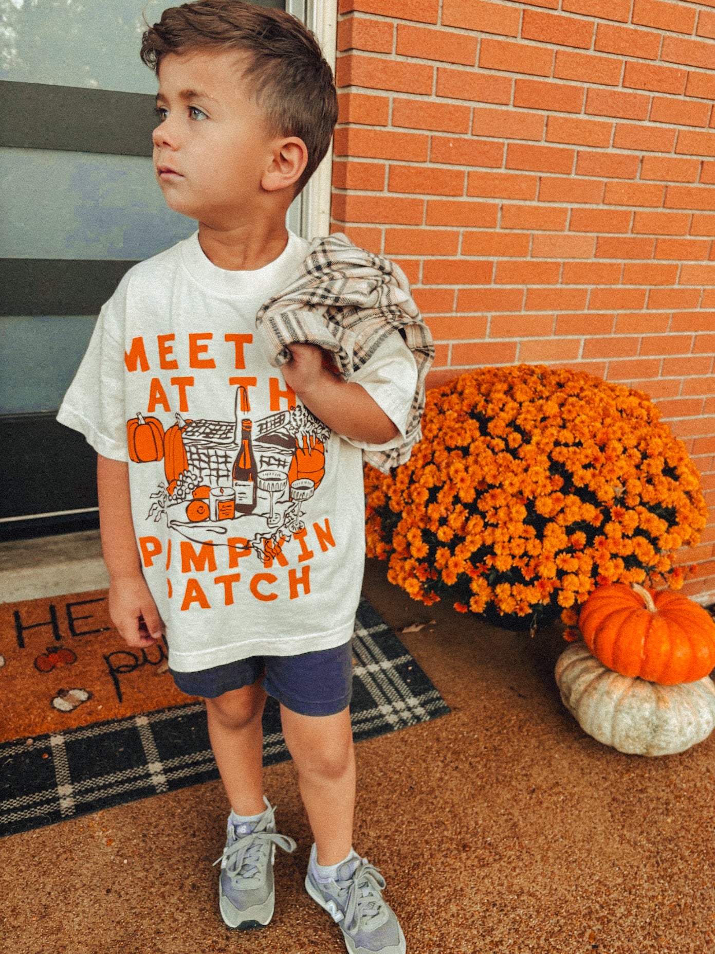 Underground Original Design: * KIDS * Meet Me at the Pumpkin Patch Boxy Cotton Kids T-Shirt
