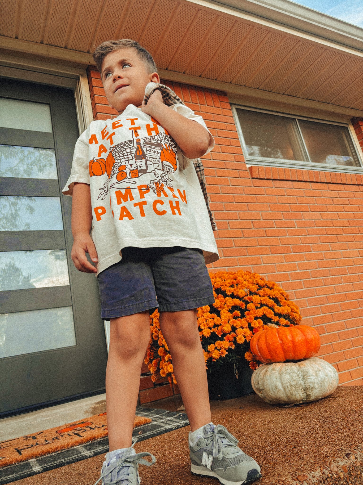 Underground Original Design: * KIDS * Meet Me at the Pumpkin Patch Boxy Cotton Kids T-Shirt