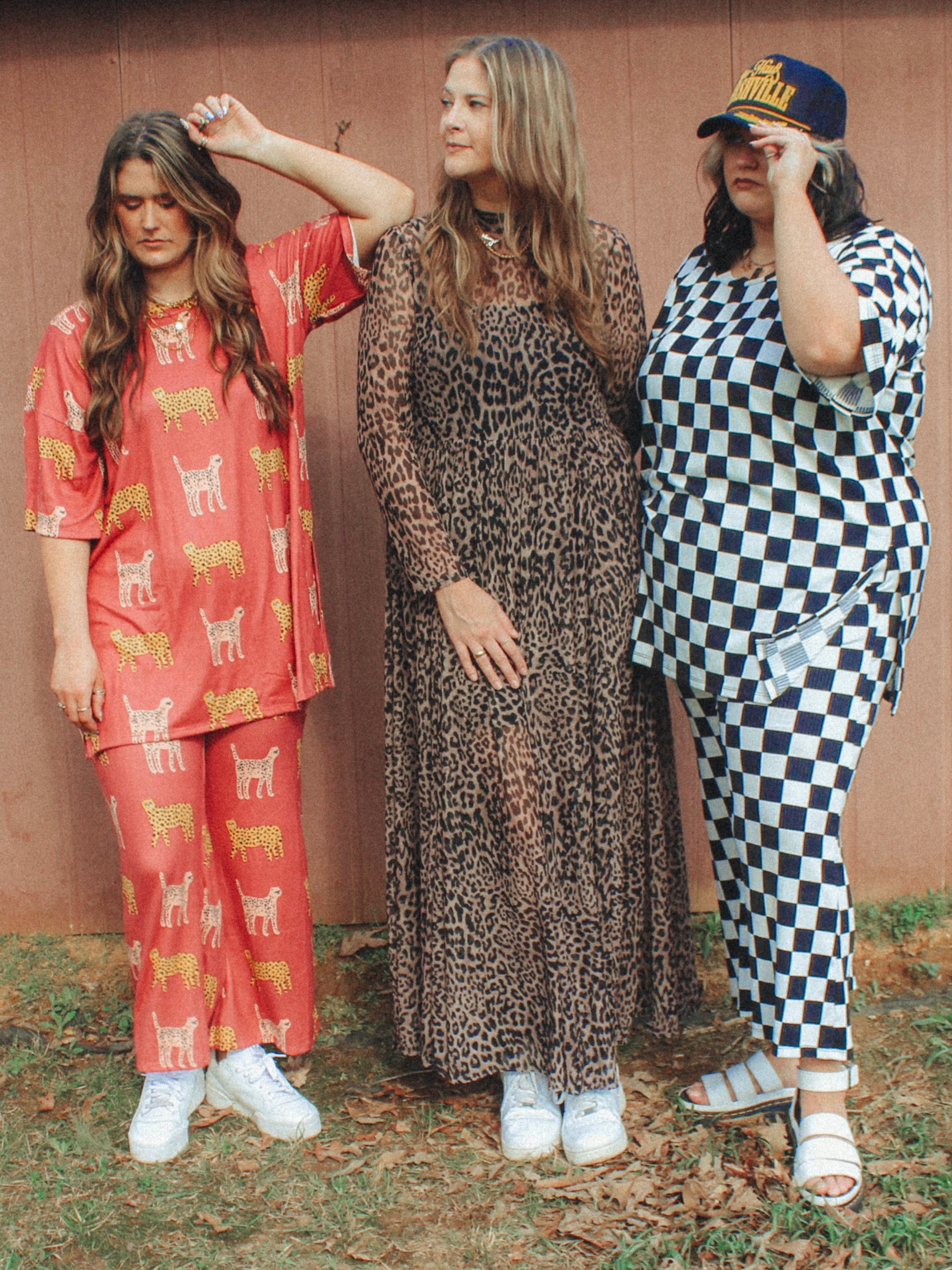 Cheetah Mesh Maxi Dress | Curvy
