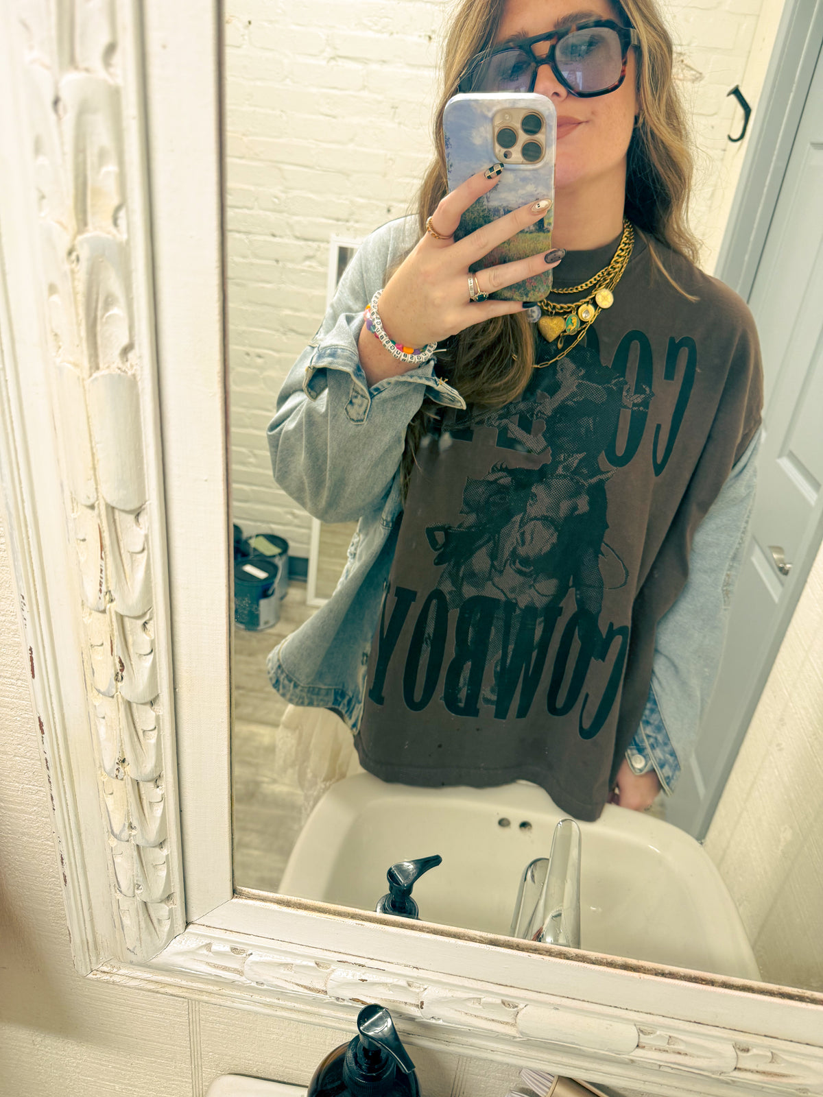 Underground OG: Cool It Cowboy, Western Boxy Oversized T-Shirt