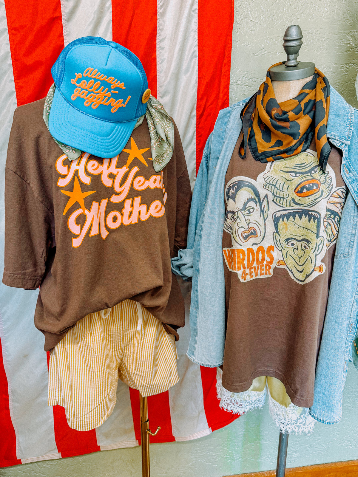Underground OG: Hell Yeah Mother! Star Detail Boxy Oversized TShirt