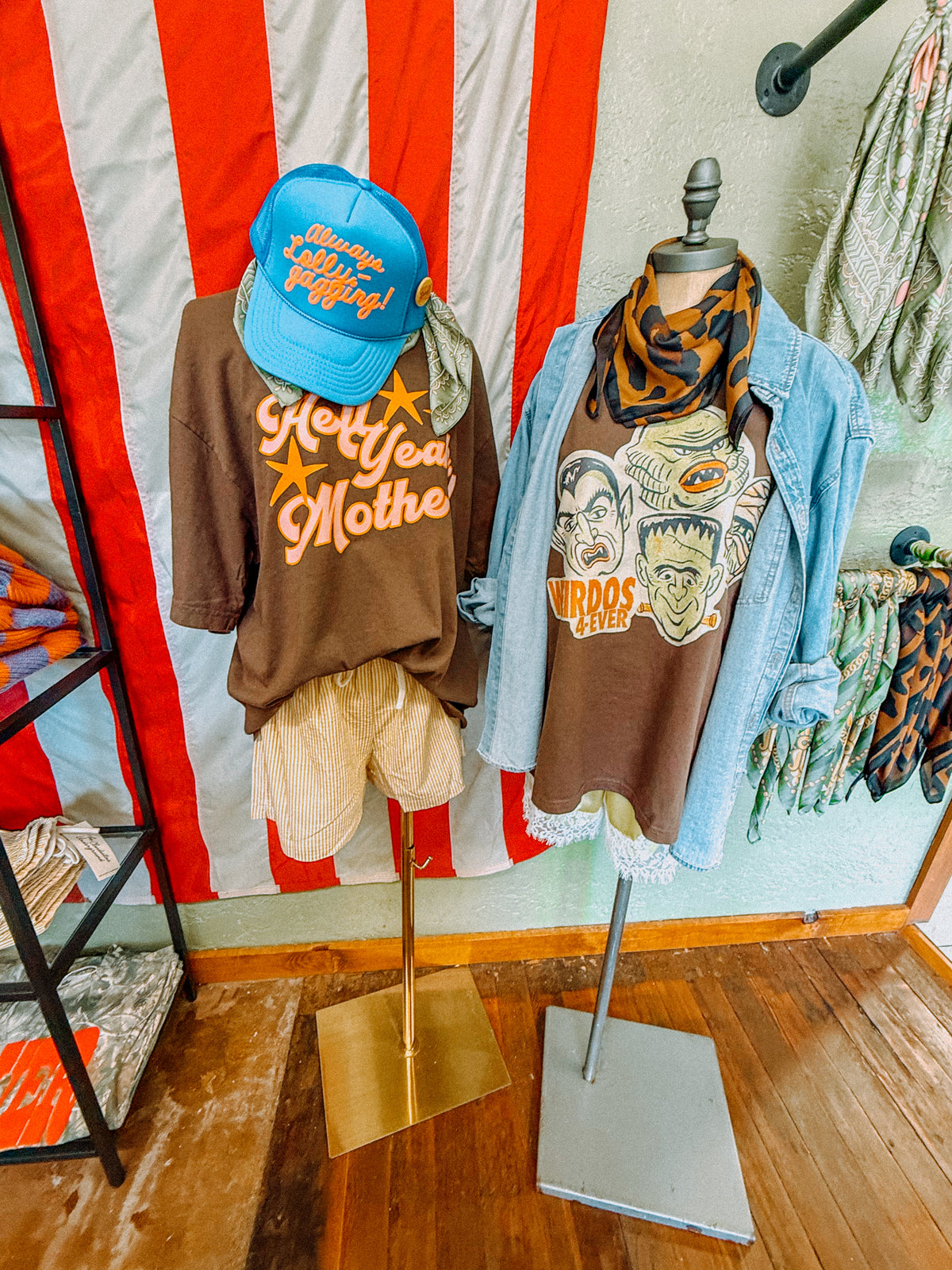 Underground OG: Hell Yeah Mother! Star Detail Boxy Oversized TShirt
