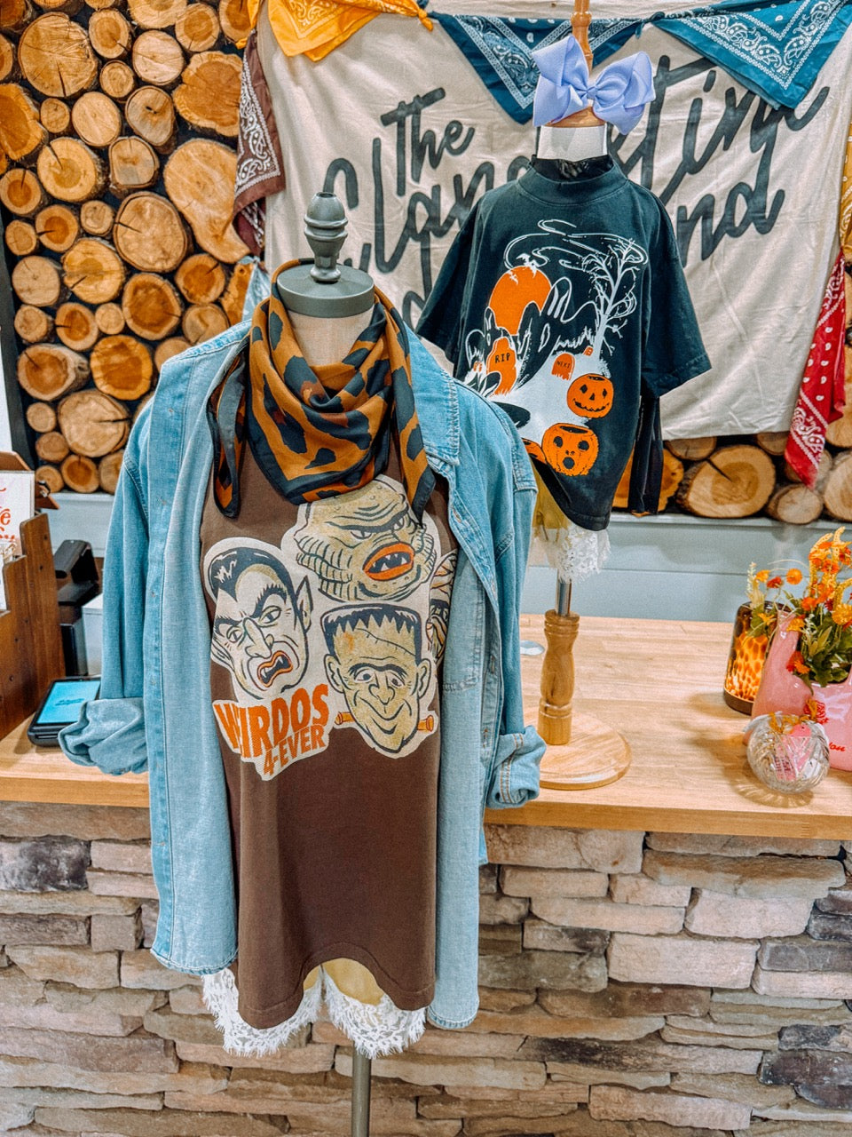 Leopard Print Bandana Scarf