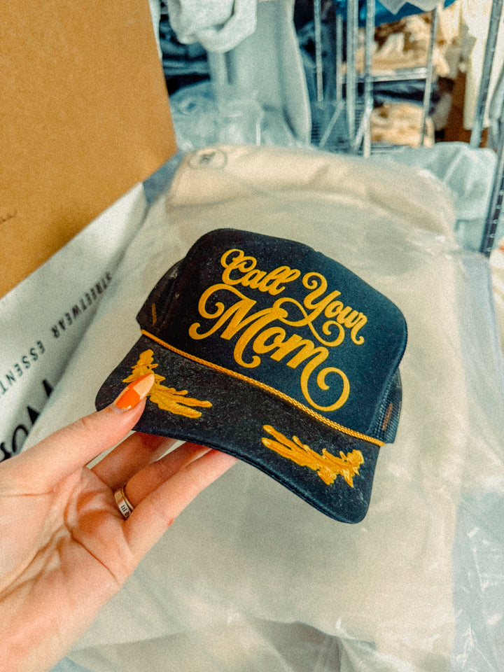 Underground Original Design: Call Your Mom, Mother's Day Trucker Hat