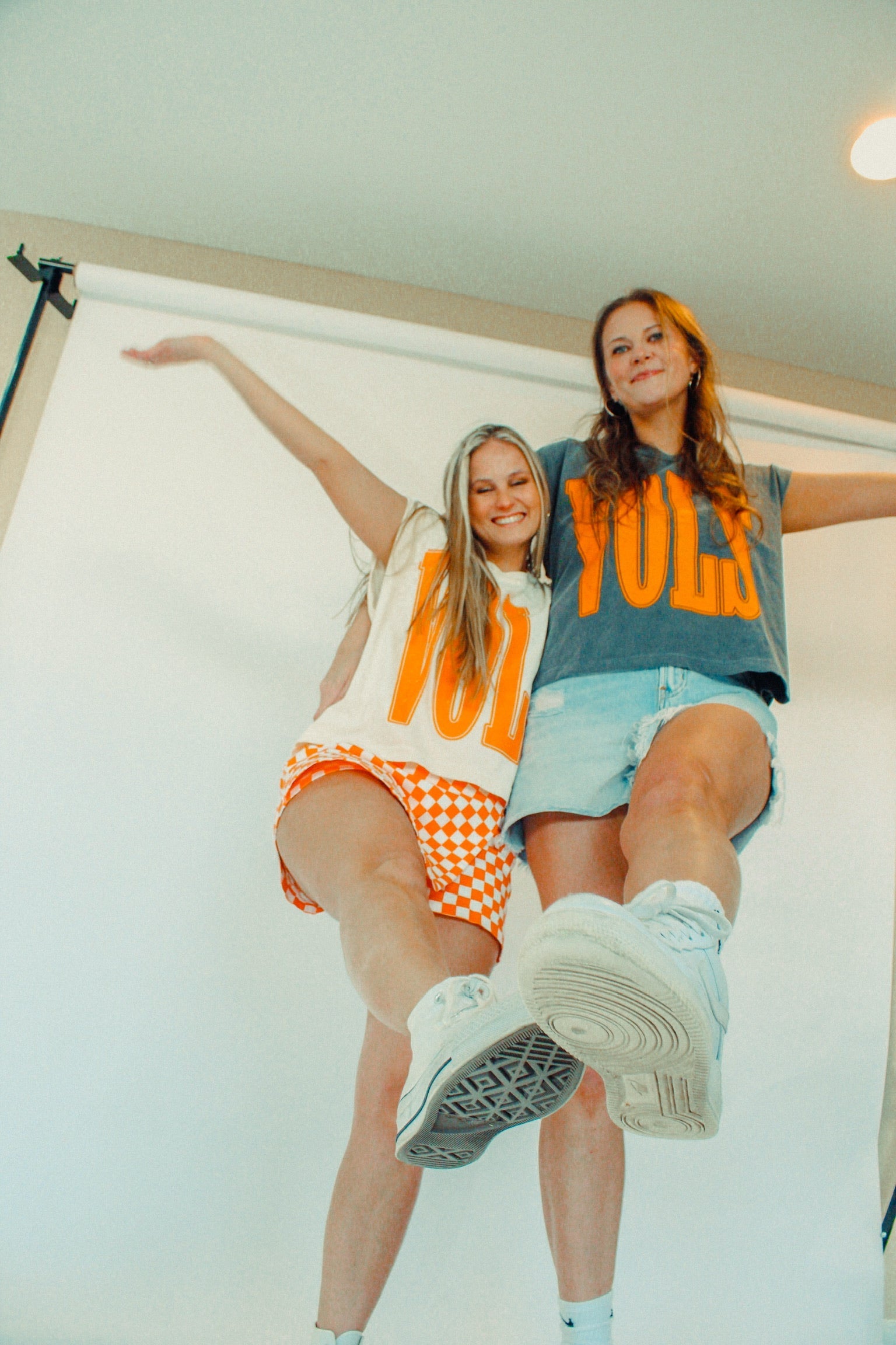 Underground Original Design: Tennessee VOLS Block Cropped Muscle Tank