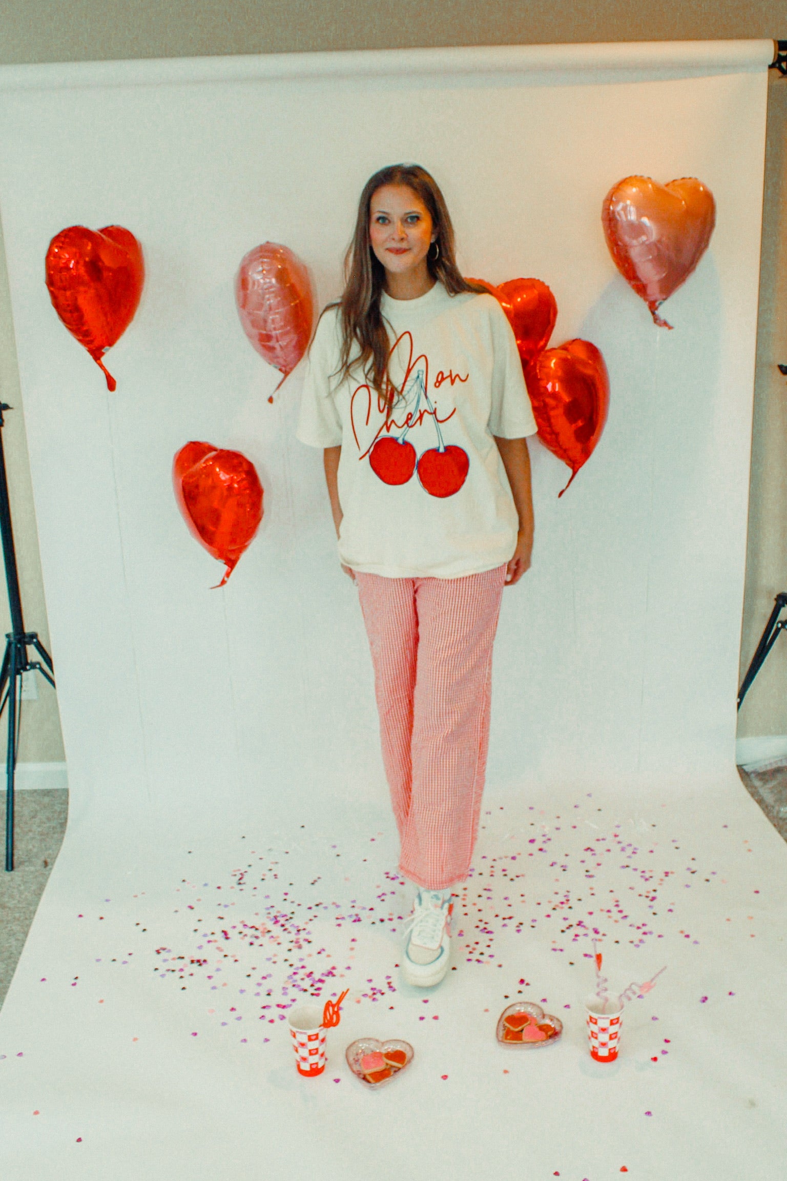 Red Gingham Boxer Pants