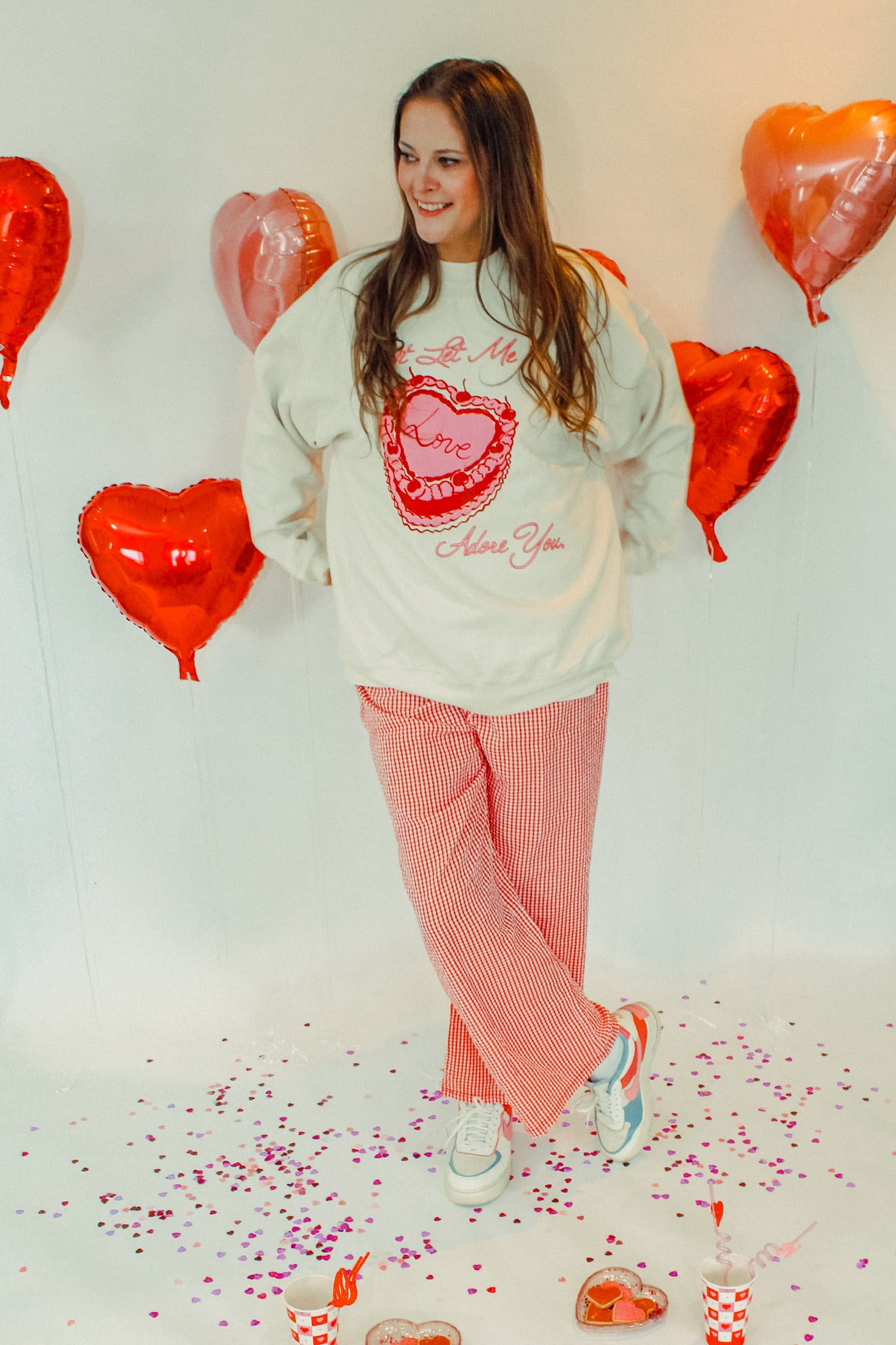 Red Gingham Boxer Pants