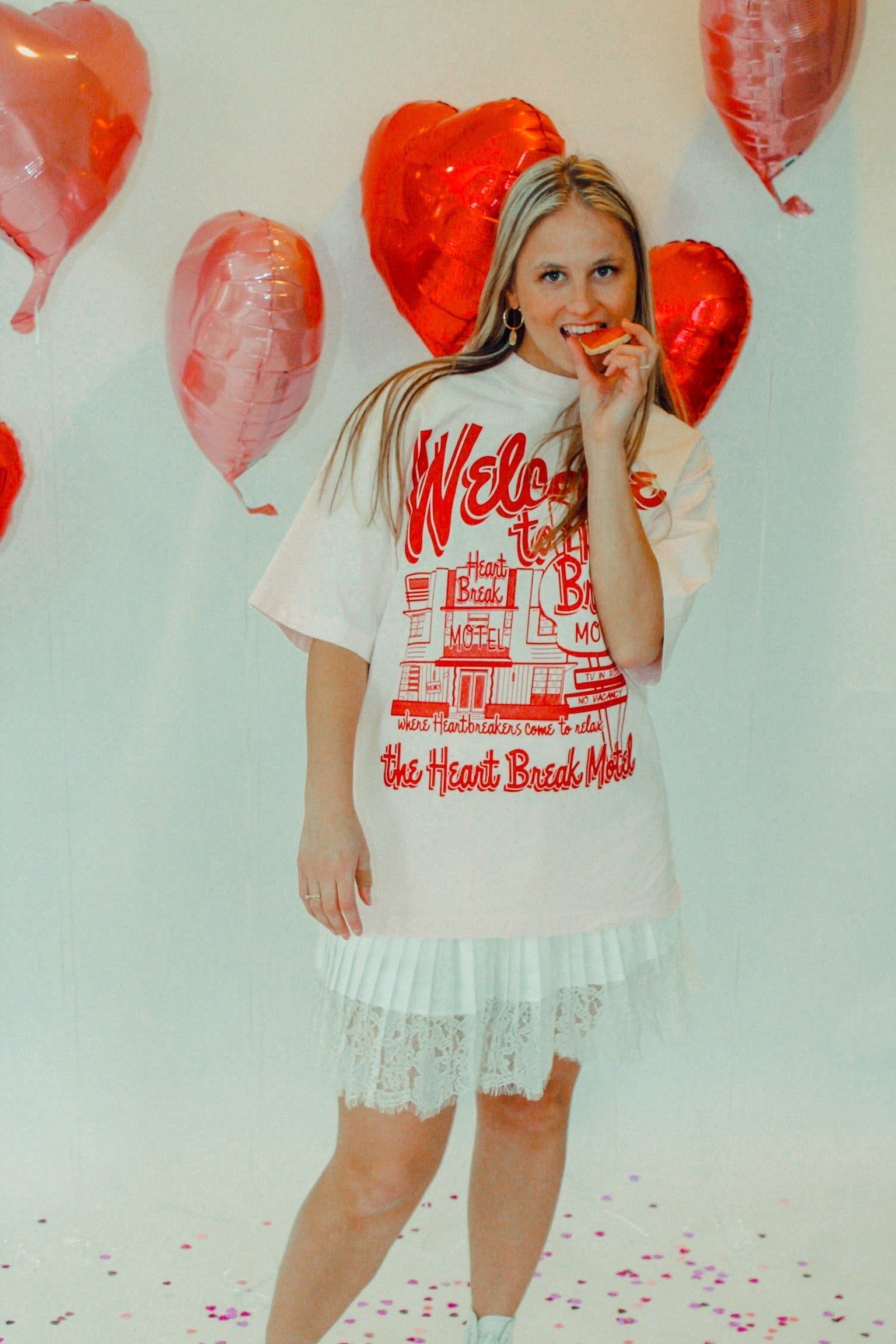 Underground Original Design: Heart Break Motel Boxy Cotton TShirt