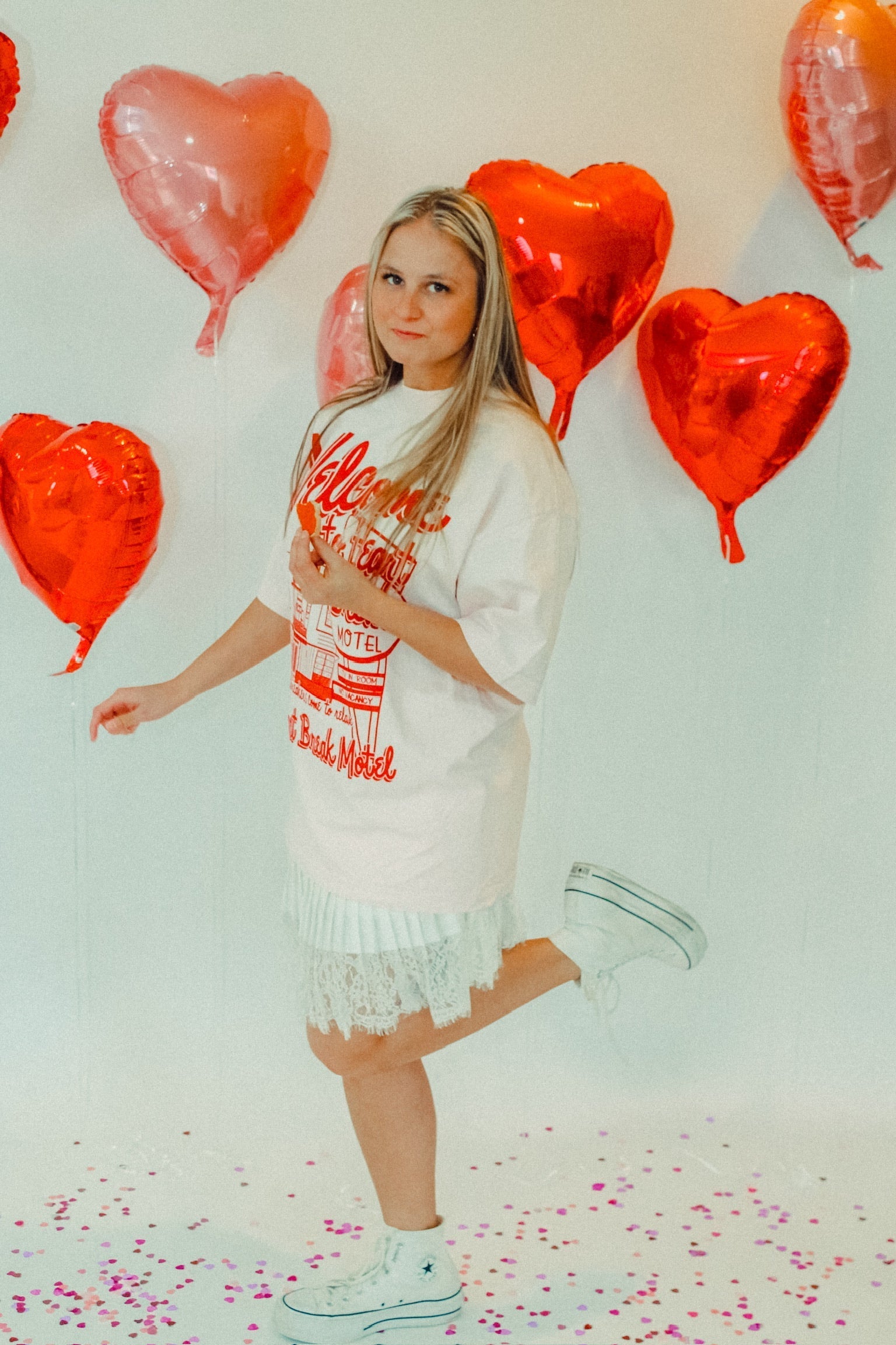 Underground Original Design: Heart Break Motel Boxy Cotton TShirt