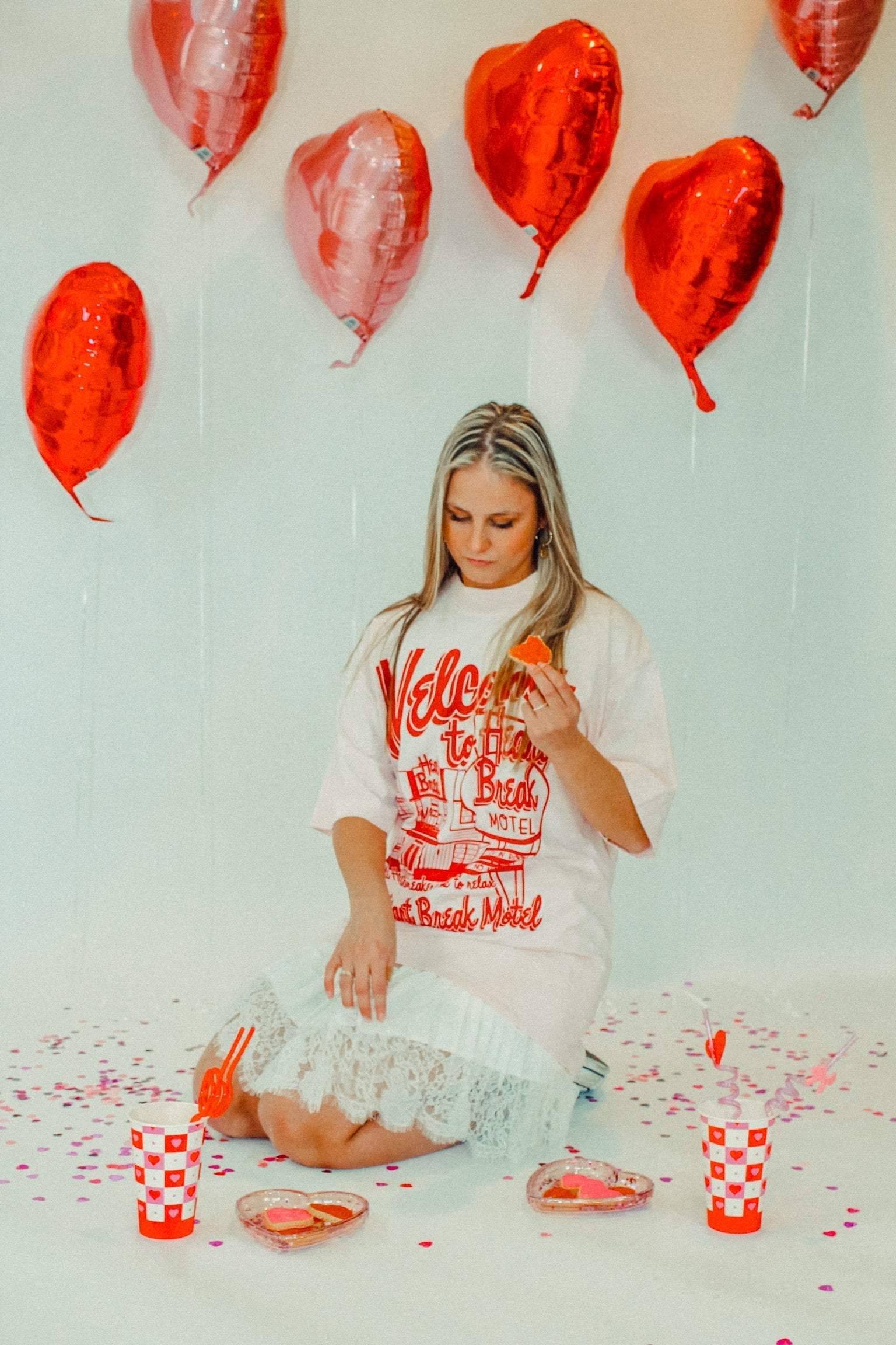 Underground Original Design: Heart Break Motel Boxy Cotton TShirt