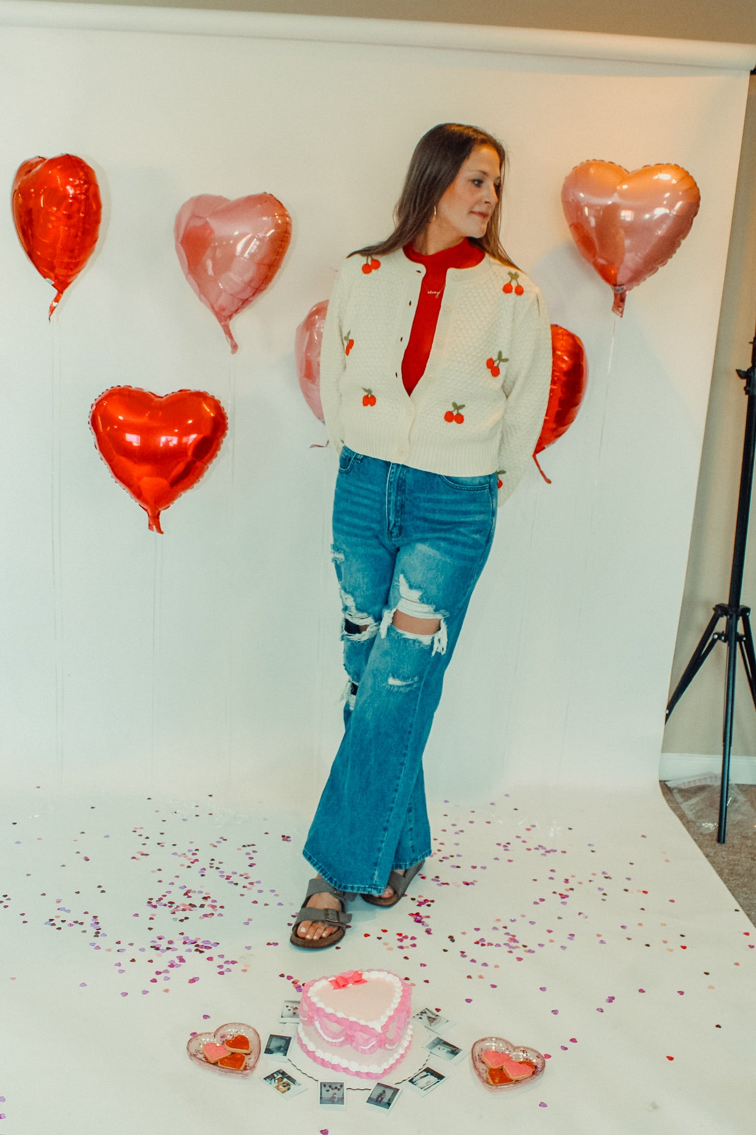 Chunky Cherry Cardigan