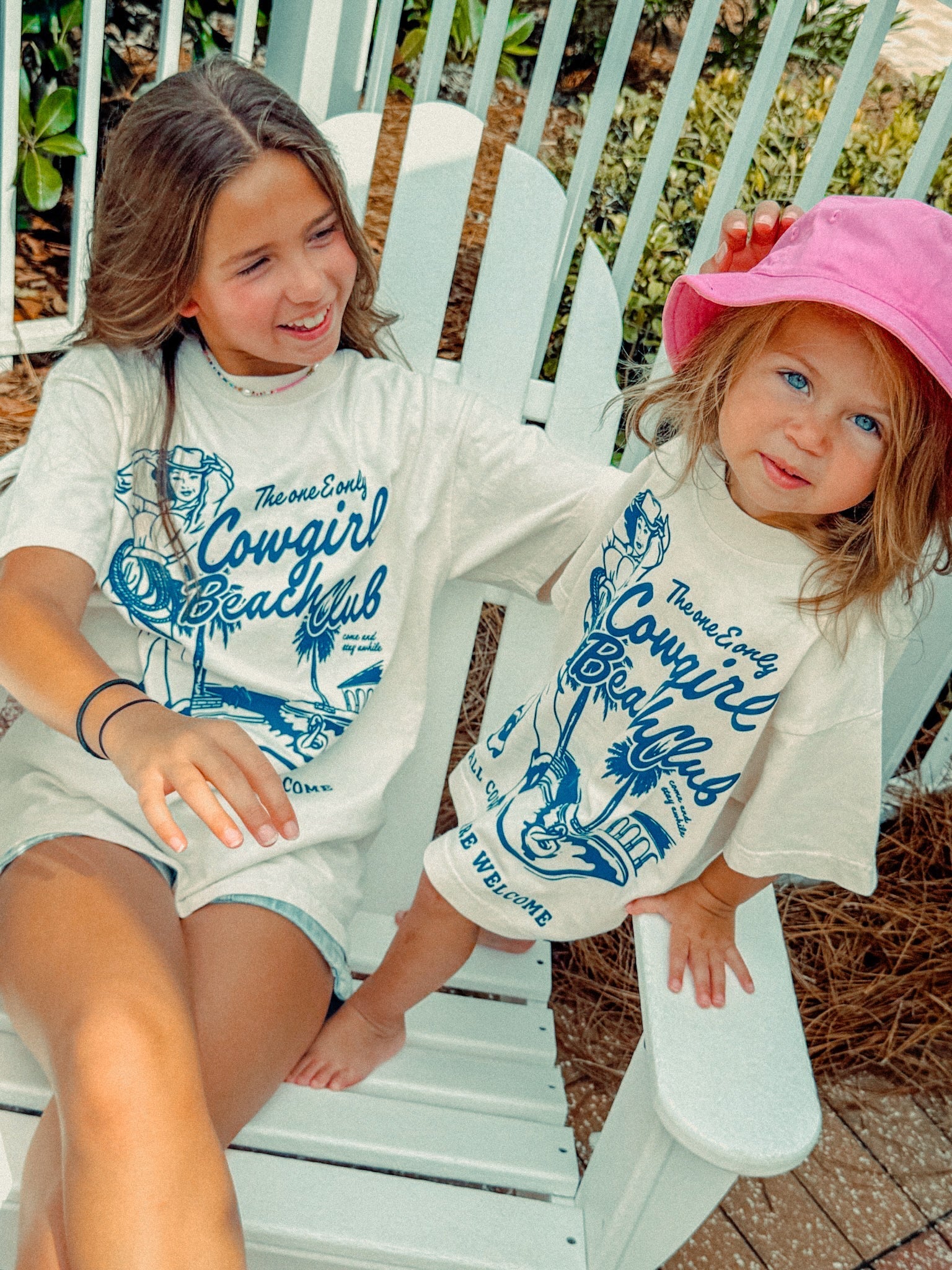 Underground Original Design: * KIDS * Cowgirl Beach Club Boxy Cotton Kids T-Shirt