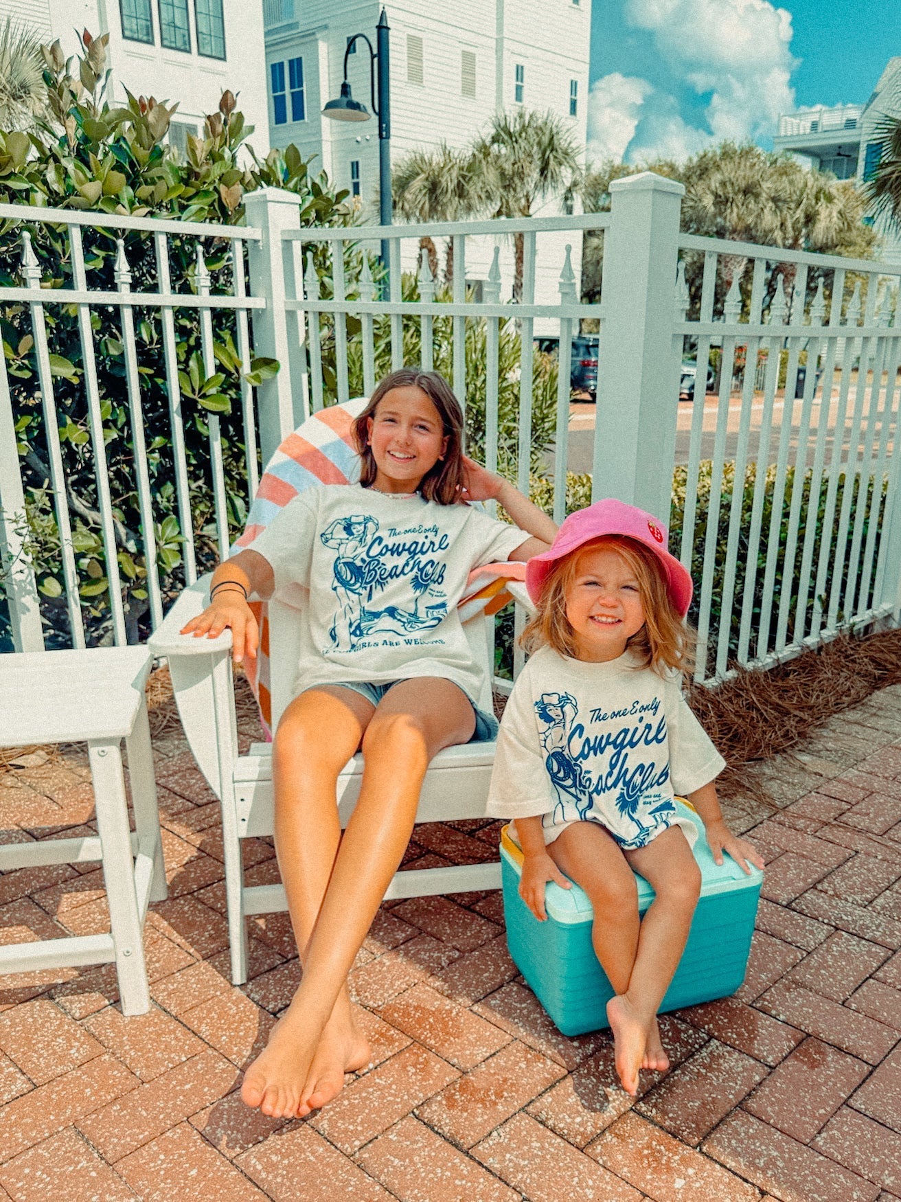 Underground Original Design: * KIDS * Cowgirl Beach Club Boxy Cotton Kids T-Shirt