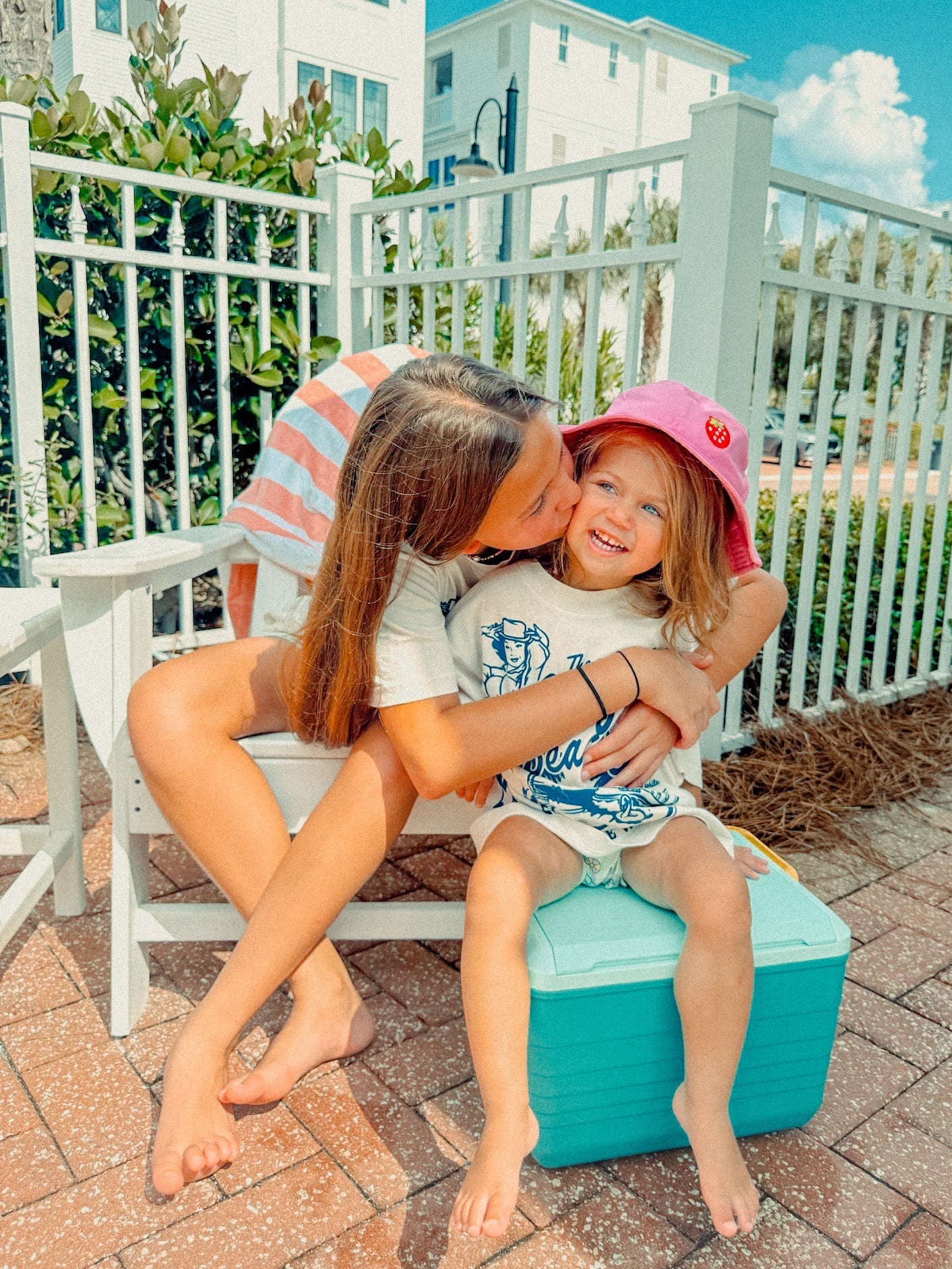 Underground Original Design: * KIDS * Cowgirl Beach Club Boxy Cotton Kids T-Shirt