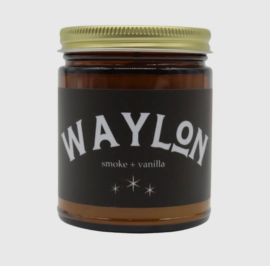 Waylon, Smoke + Vanilla Hand Poured Candle