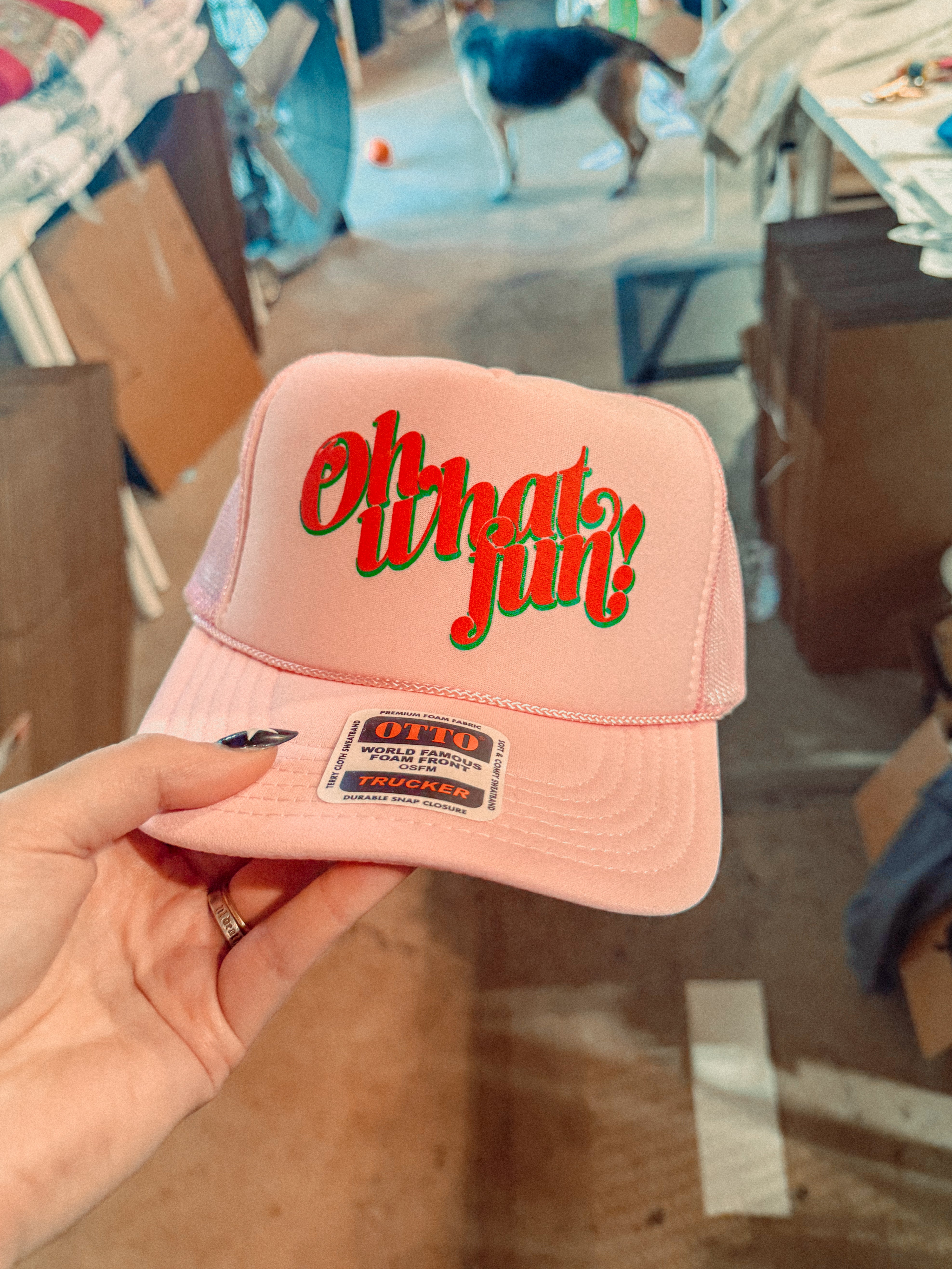 Underground Original Design: Oh What Fun Trucker Hat