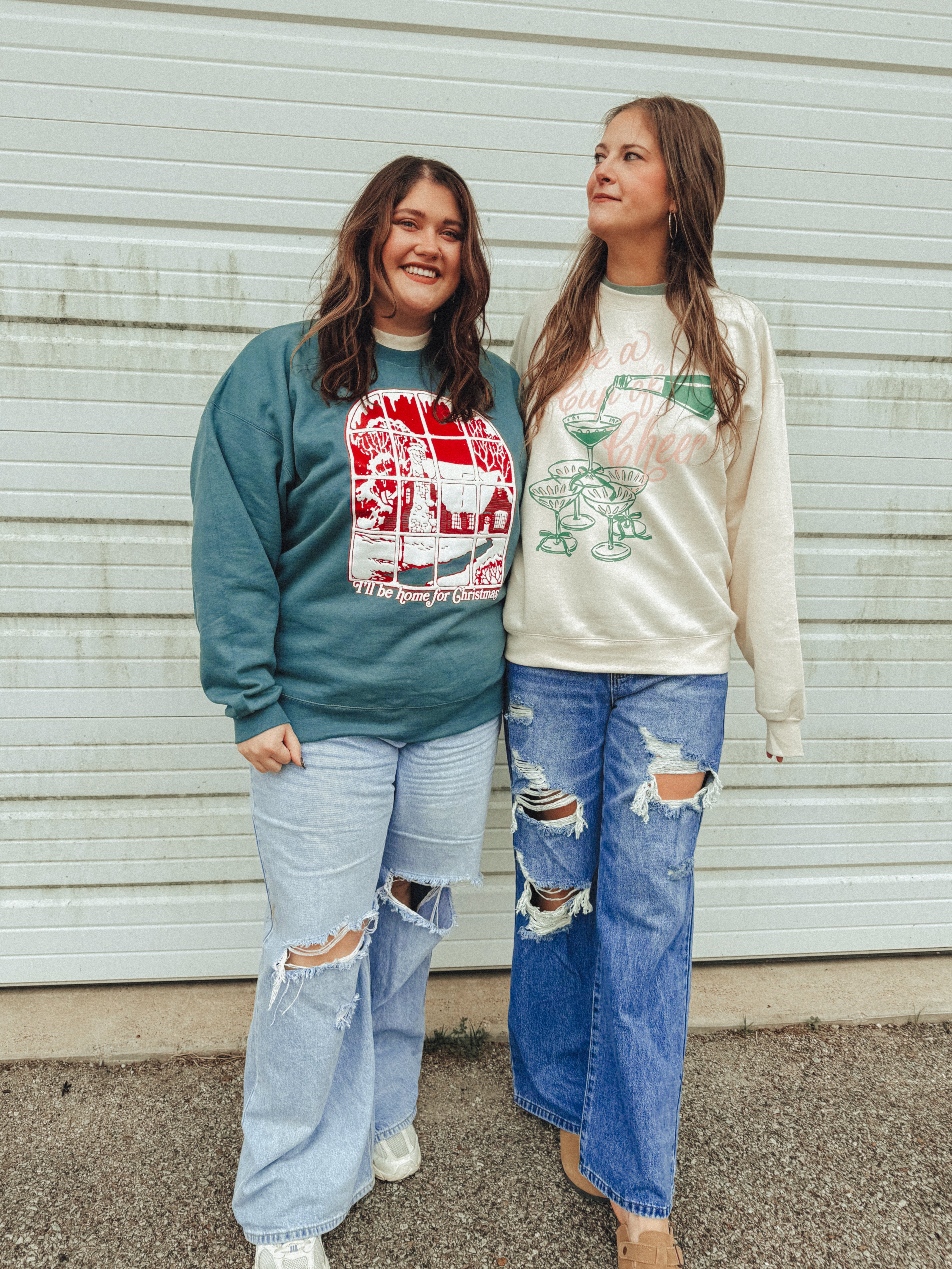 Underground Original Design: Have a Cup of Cheer Boxy Cotton Sweatshirt