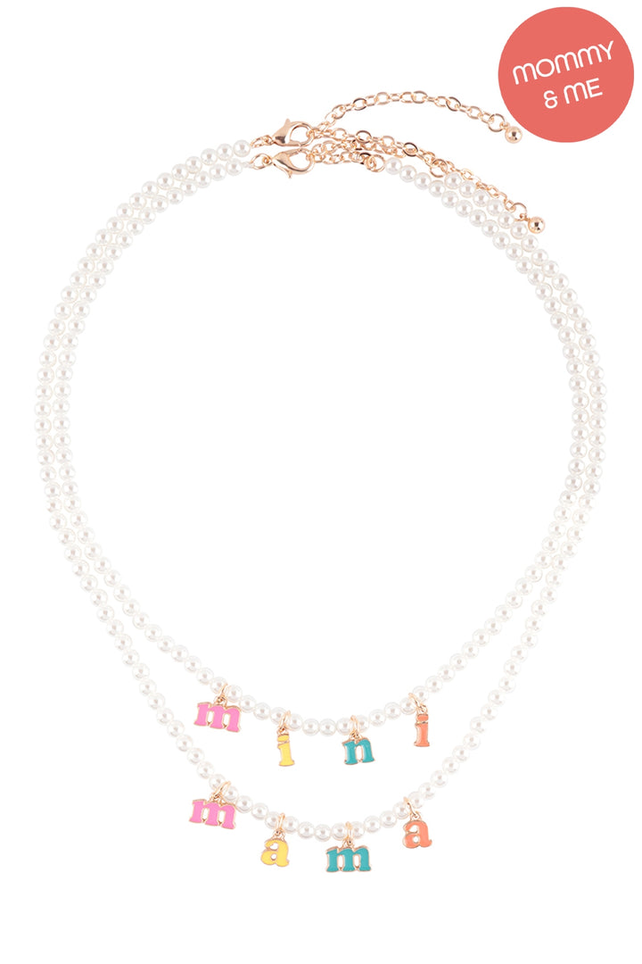 Mama & Mini Matching Pearl Necklace Set