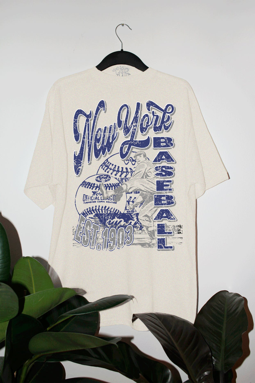 Underground Original Design: New York Baseball Oversized T-Shirt