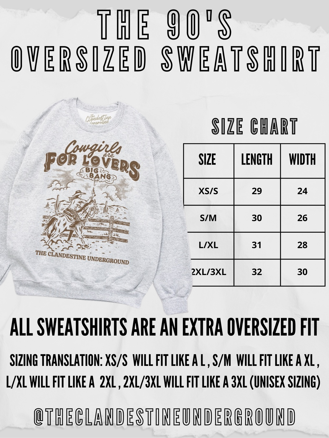 Underground Original Design: Are We Weird Oversized 90's Sweatshirt